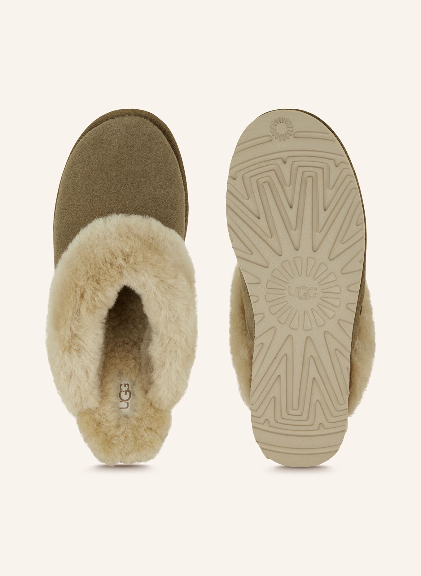 UGG CLASSIC SLIPPER II slip-ons in olive