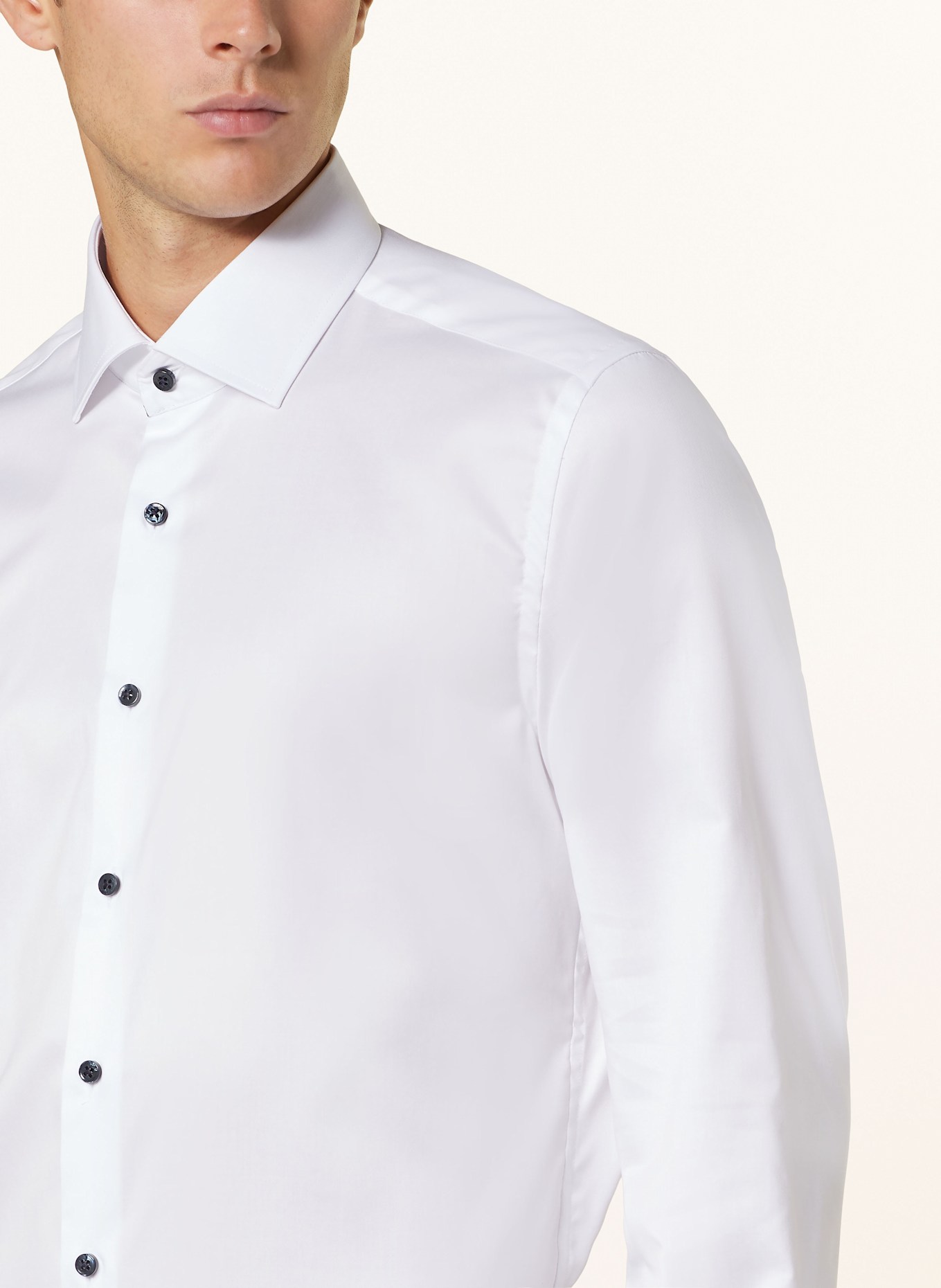 1863 by ETERNA Hemd Slim Fit: WEISS