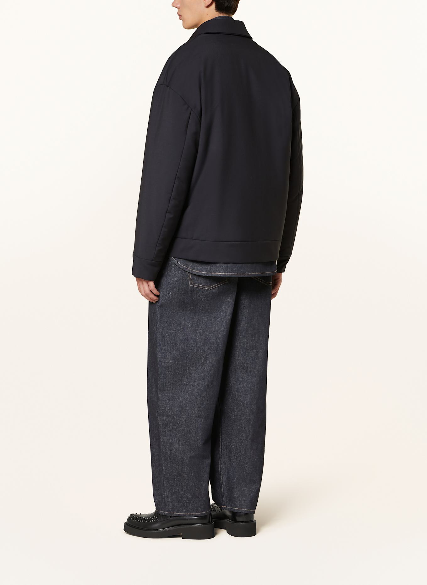 VALENTINO jas: DONKERBLAUW