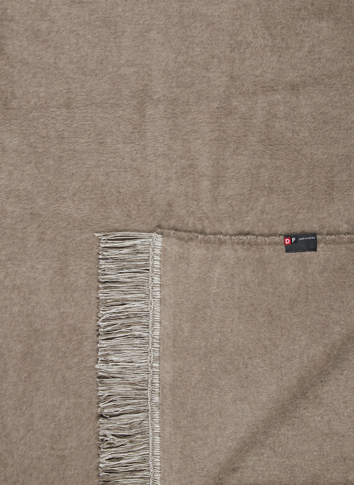 David Fussenegger Plaid VIENNA: TAUPE