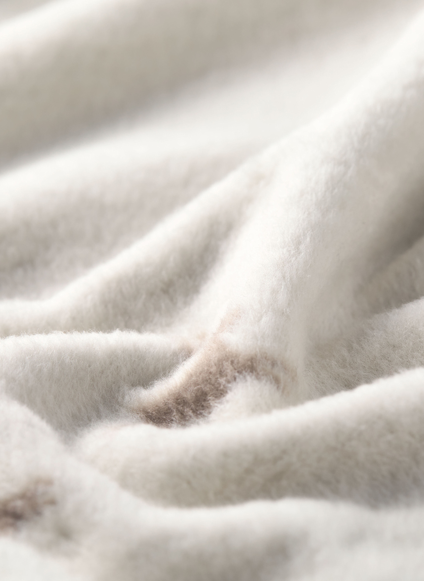 David Fussenegger Plaid SAVONA: CRÈME / BEIGE