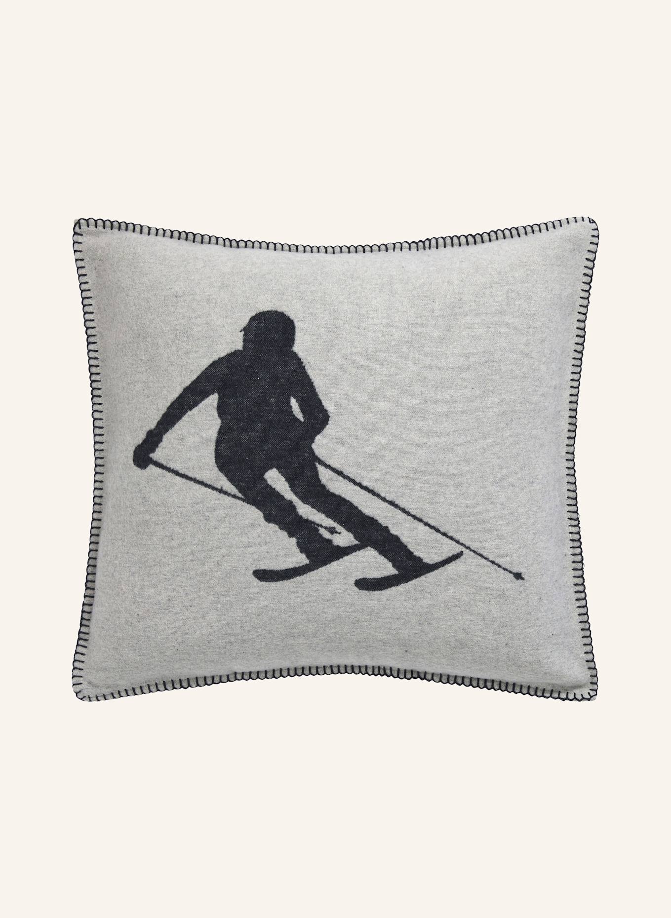 David Fussenegger Dekokissenhülle SYLT: HELLGRAU / DUNKELGRAU