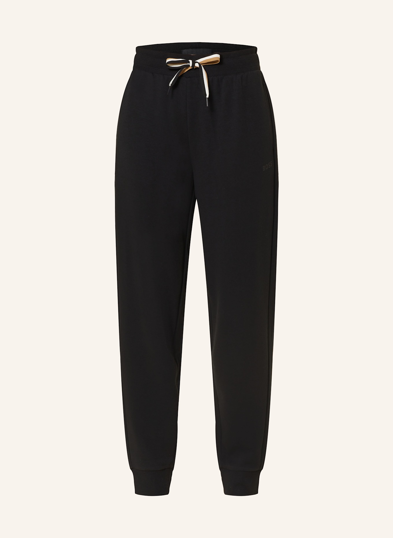 Black boss joggers sales