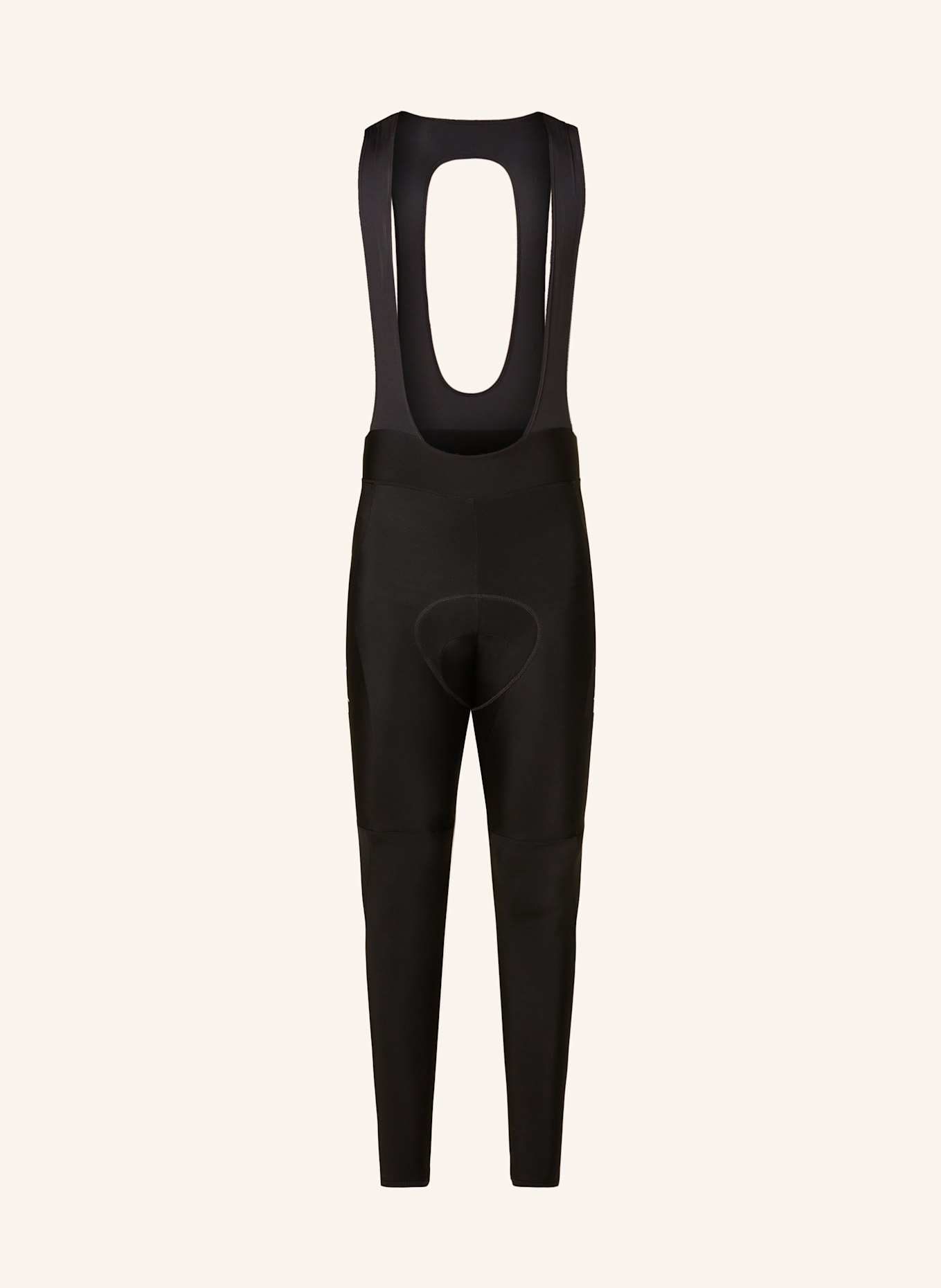 Rapha Thermo-Radhose CORE WINTER mit Trägern und gepolstertem Einsatz: SCHWARZ
