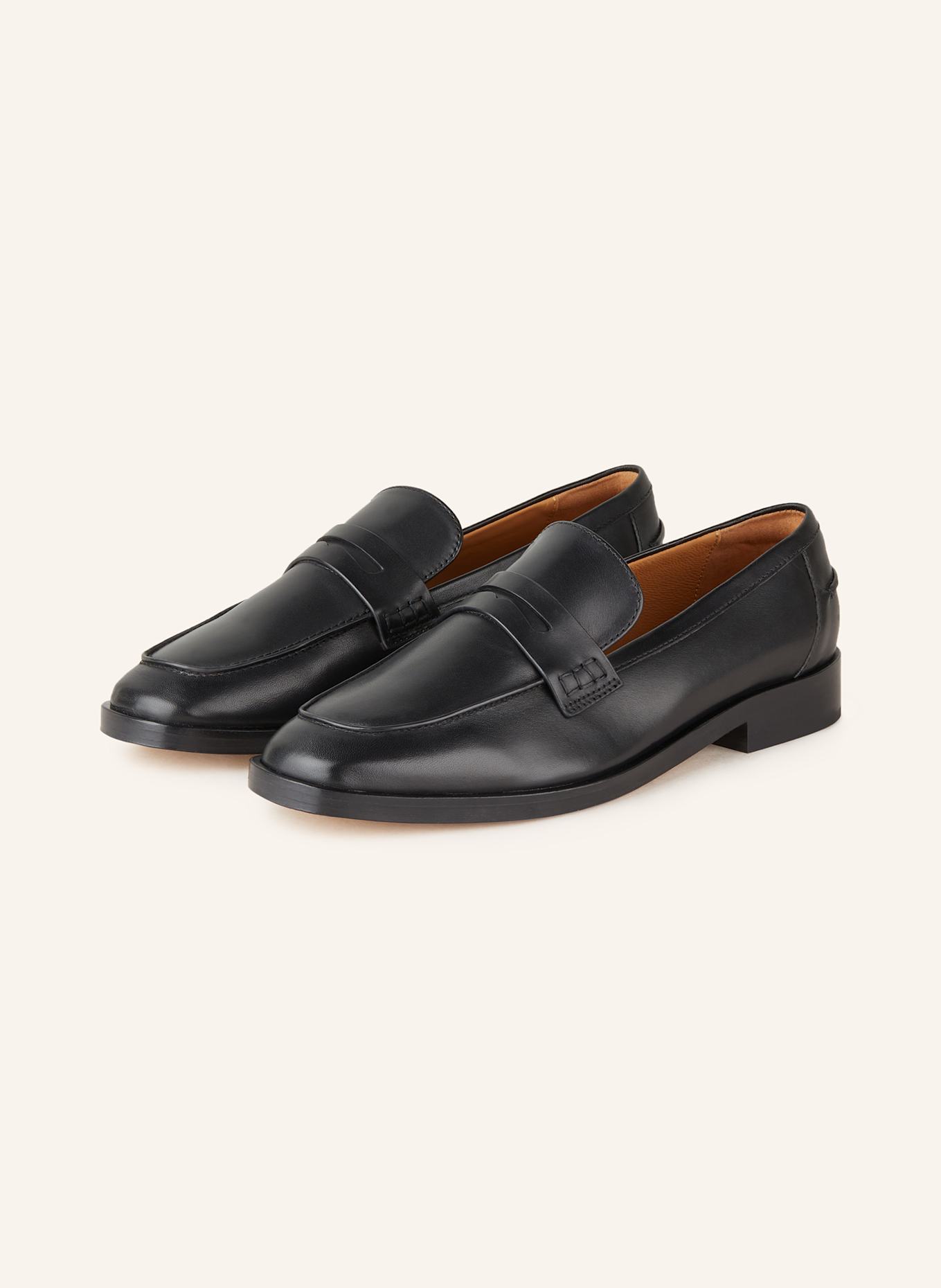 MI/MAI Penny-Loafer LUCIANO: SCHWARZ