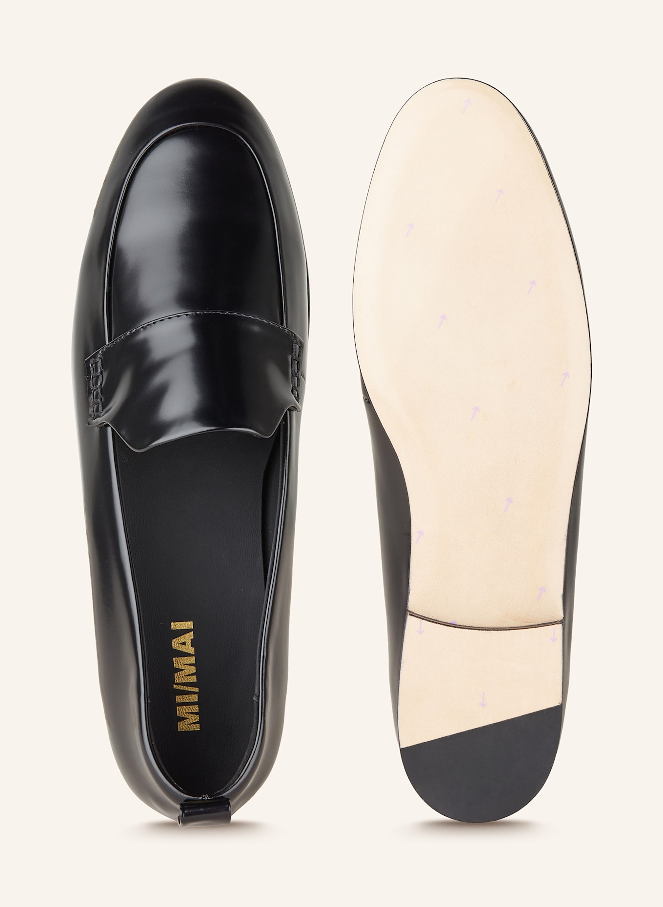 MI/MAI Loafer DOMO: SCHWARZ