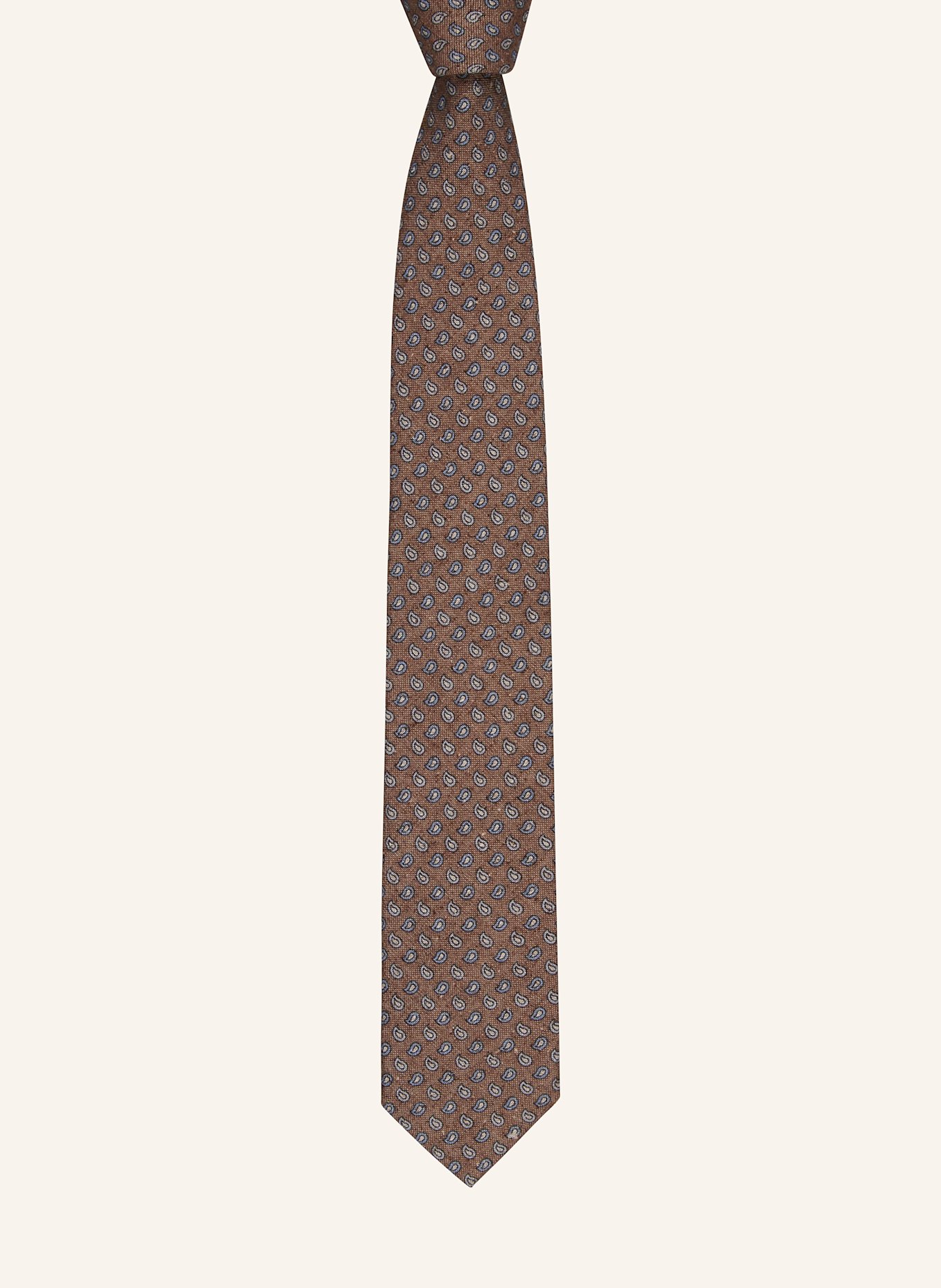 PAUL Tie: BROWN / LIGHT BLUE