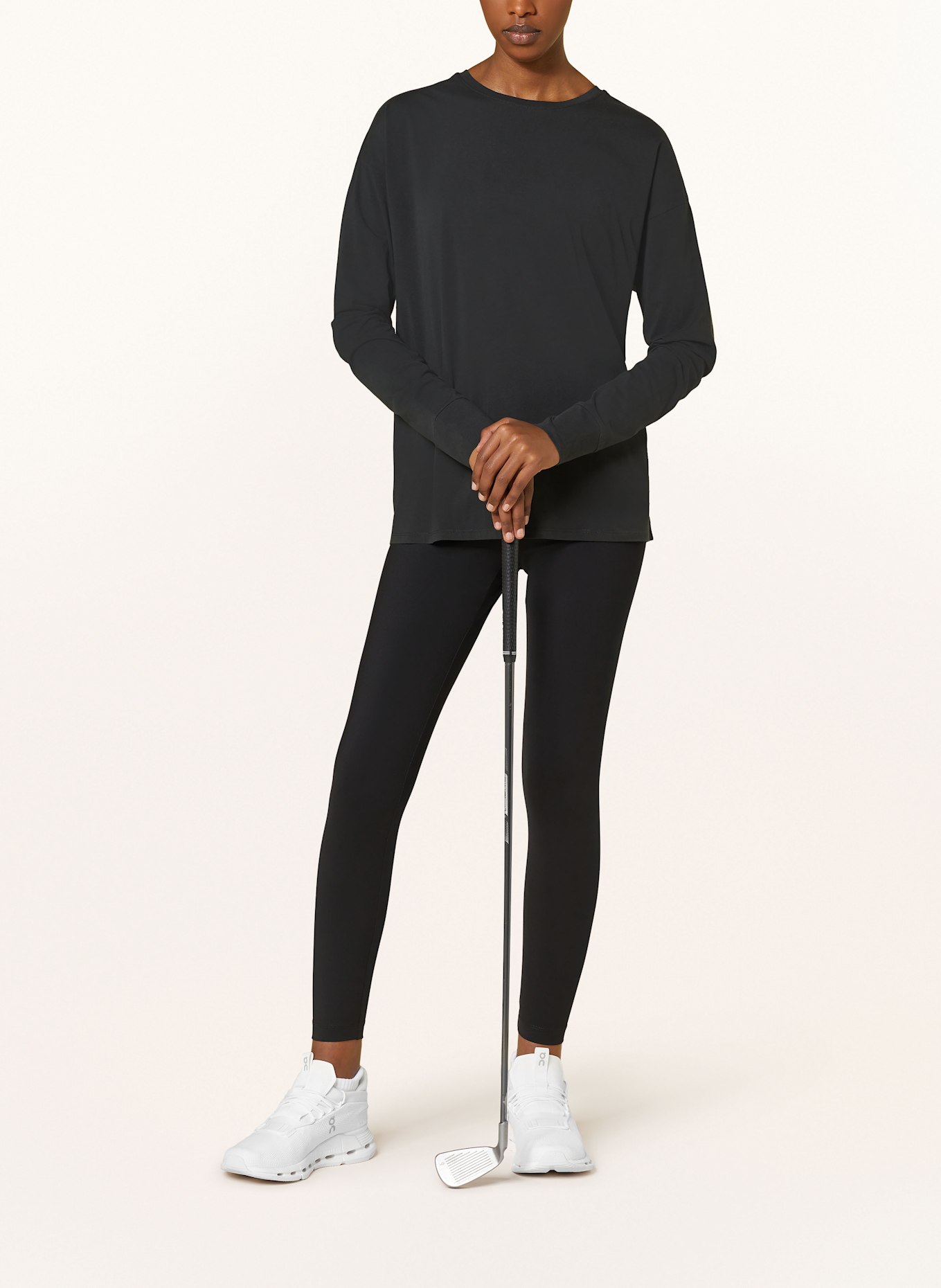 vuori Funkční tričko FEATHER: ČERNÁ