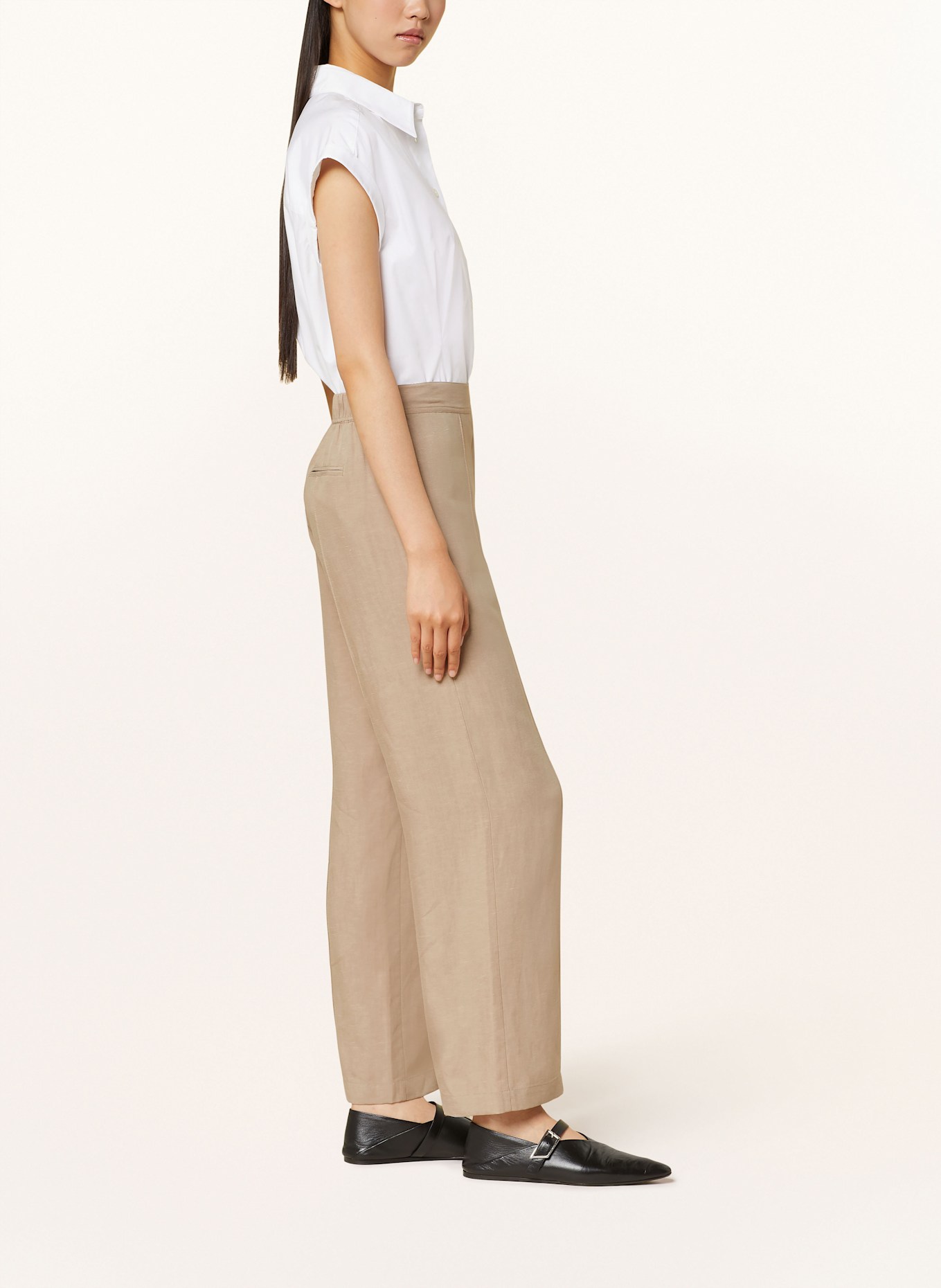 SAMSØE  SAMSØE Wide leg trousers SAHANI: LIGHT BROWN
