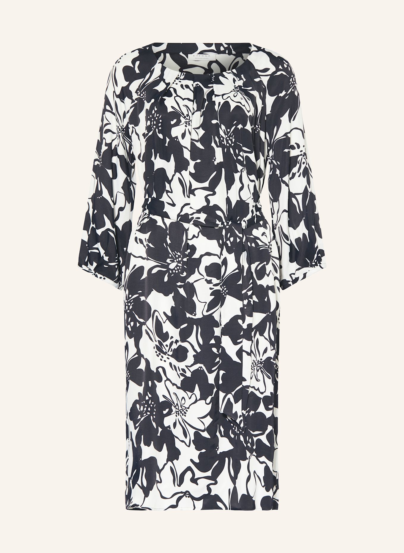 ETERNA Dress: BLACK/ WHITE