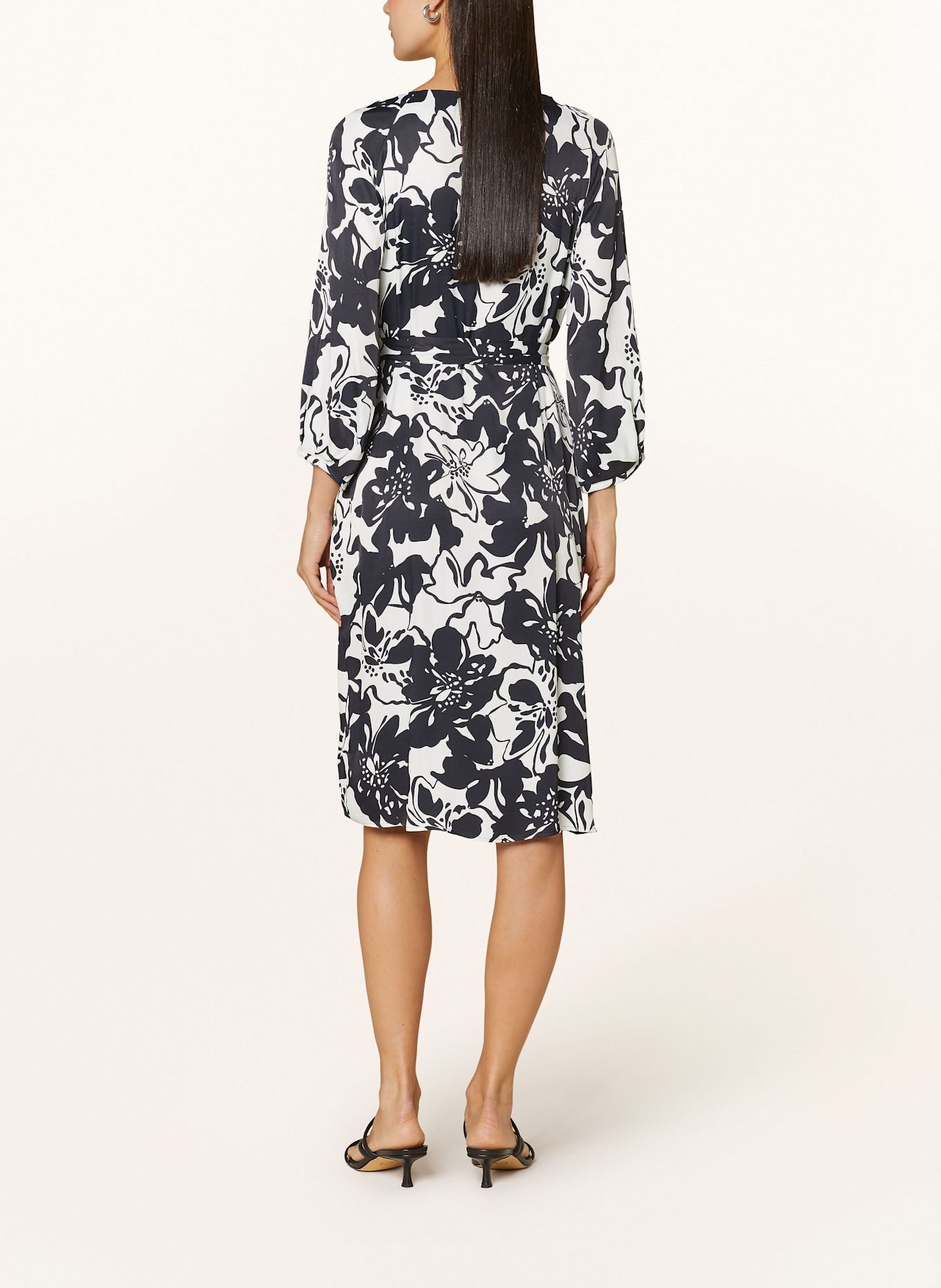 ETERNA Dress: BLACK/ WHITE