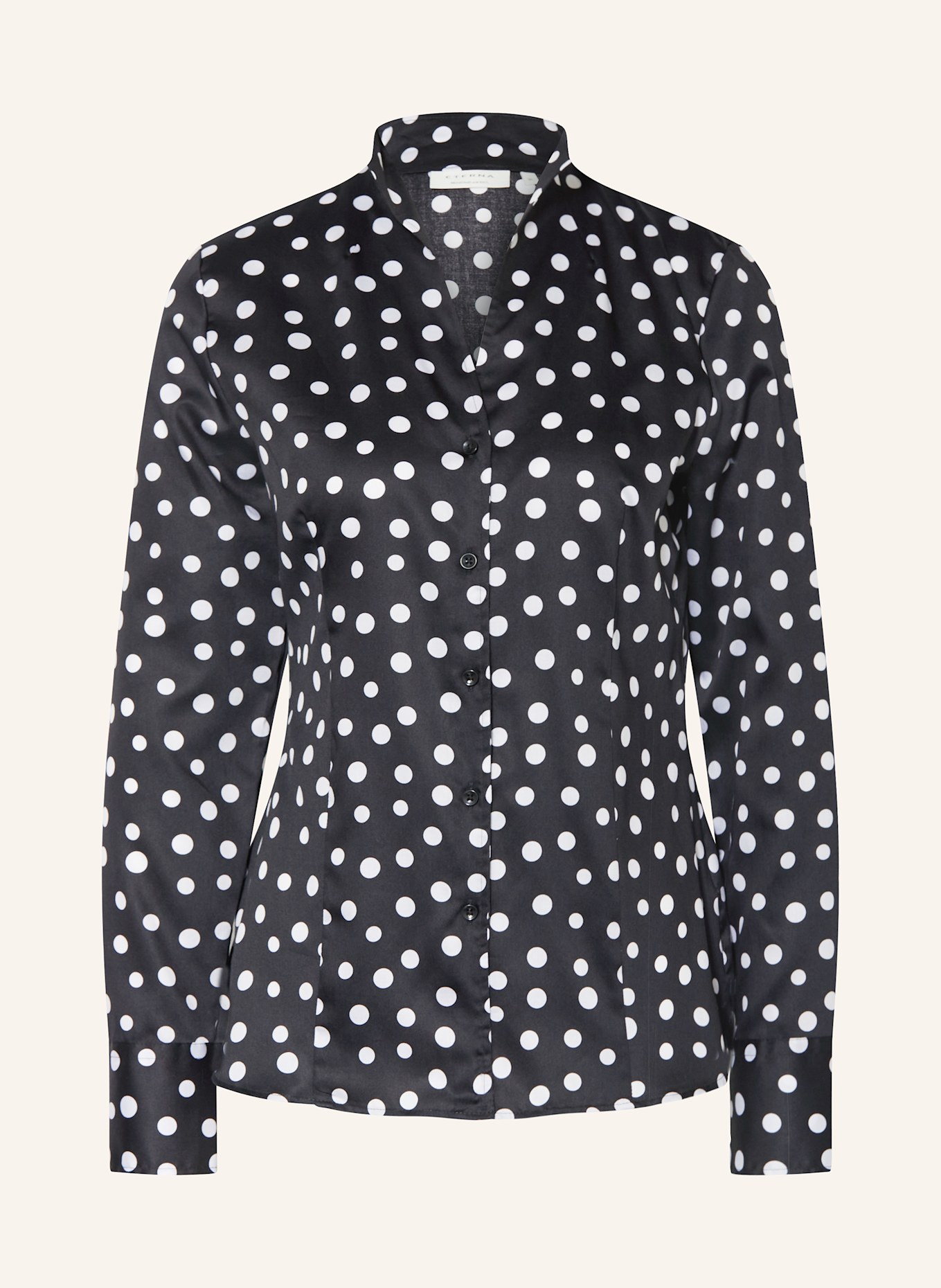 ETERNA Blouse: BLACK/ WHITE
