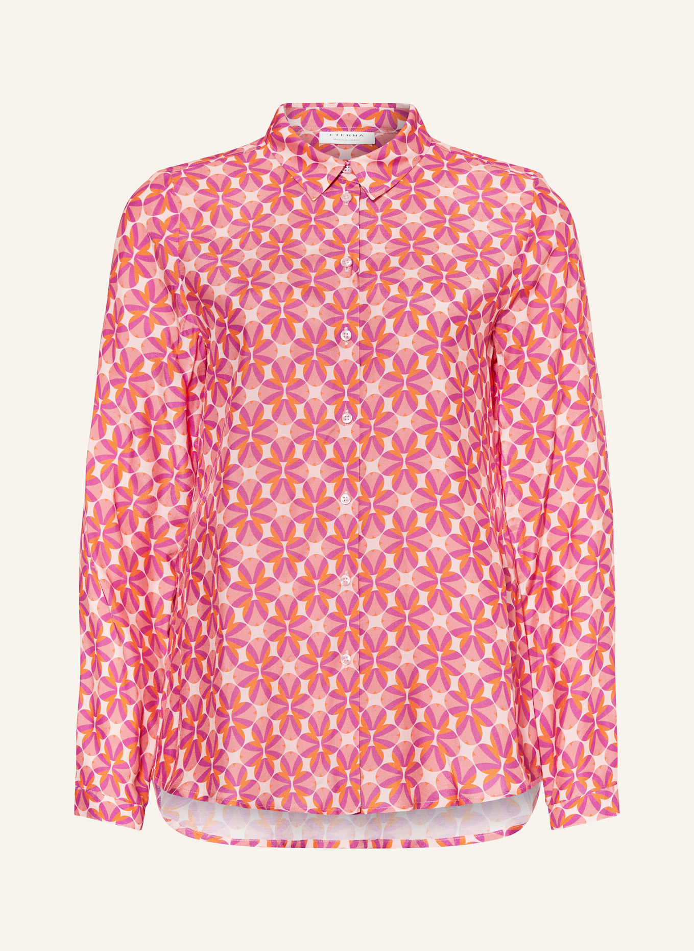 ETERNA Shirt blouse: LIGHT PINK/ ORANGE/ FUCHSIA