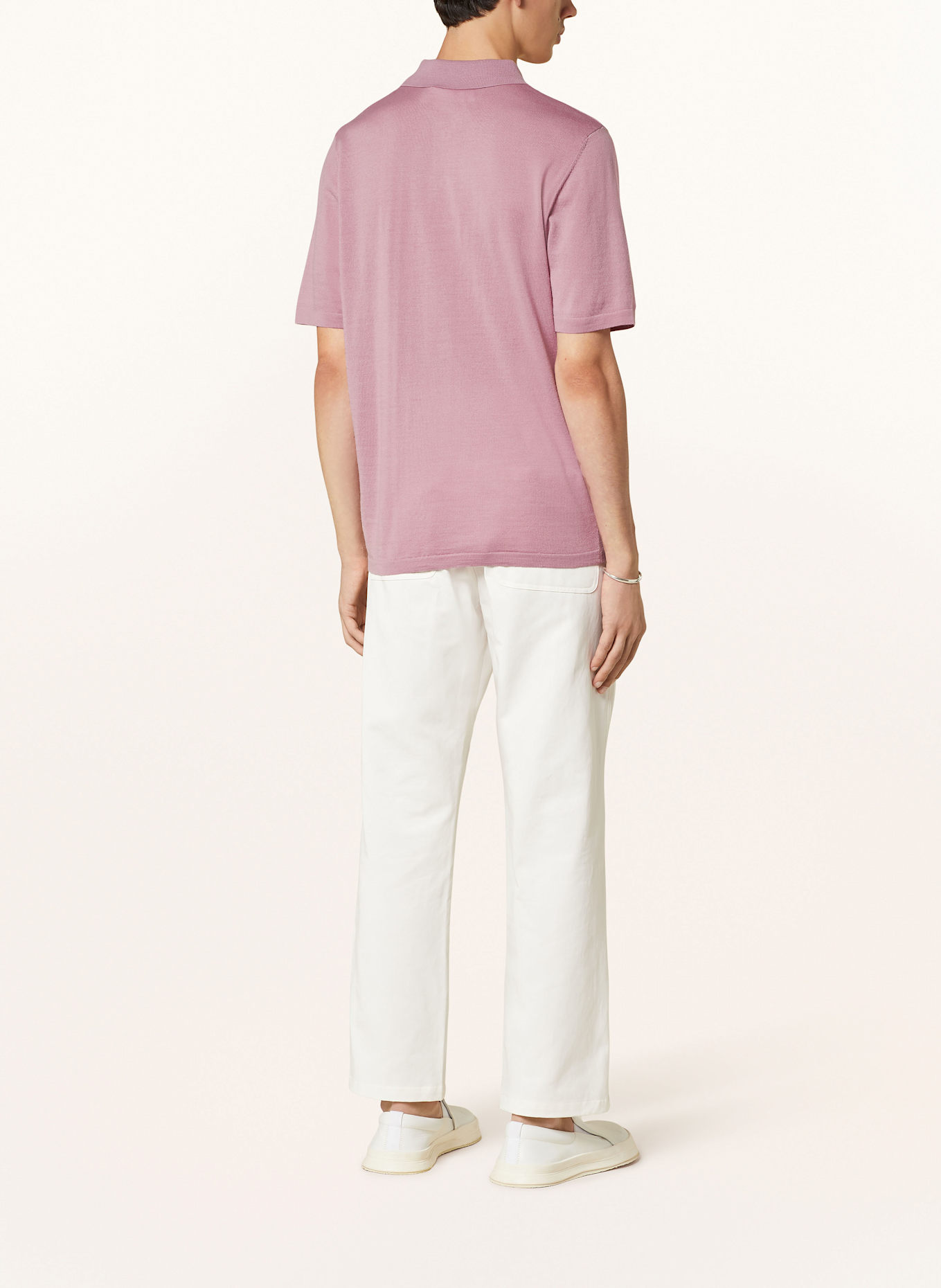 SAMSØE SAMSØE Strick-Poloshirt SAROWAN: ROSA