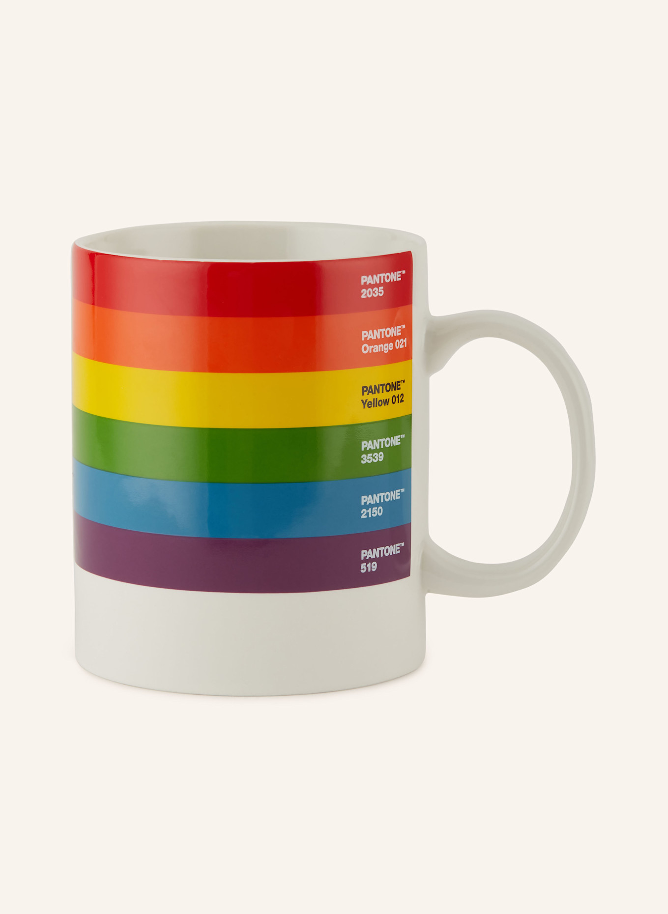 PANTONE PRIDE mug, Color: YELLOW/ ORANGE/ RED (Image 2)