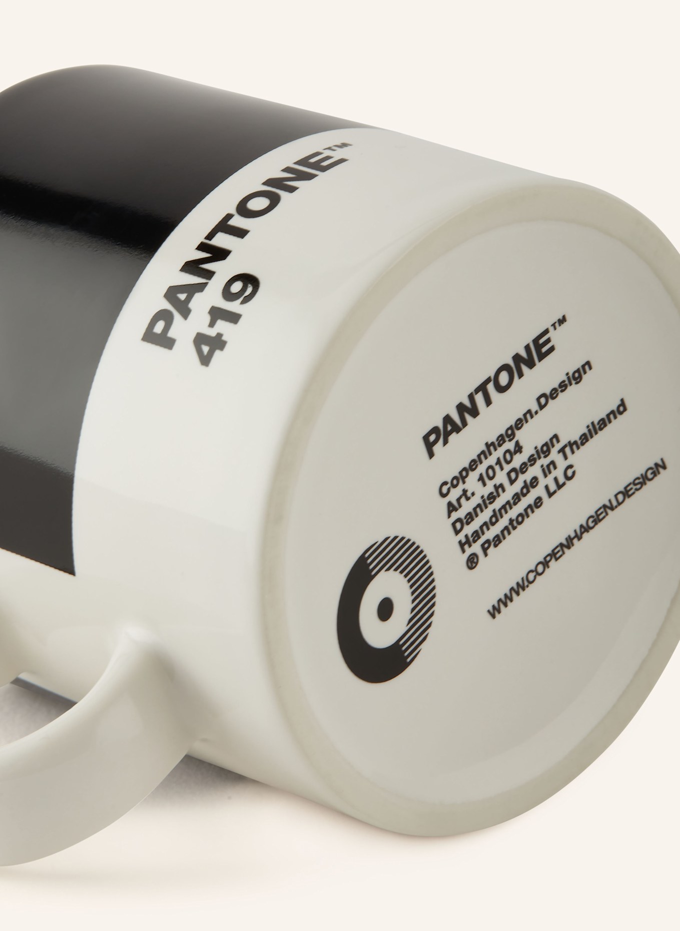 PANTONE tasse à espresso: NOIR