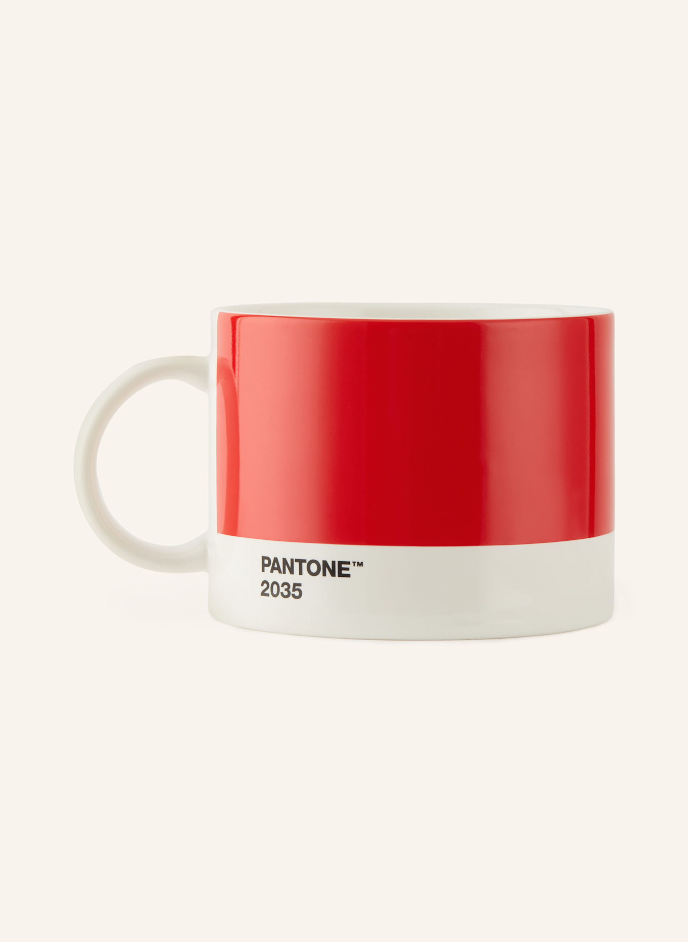 PANTONE Henkelbecher, Farbe: ROT (Bild 1)