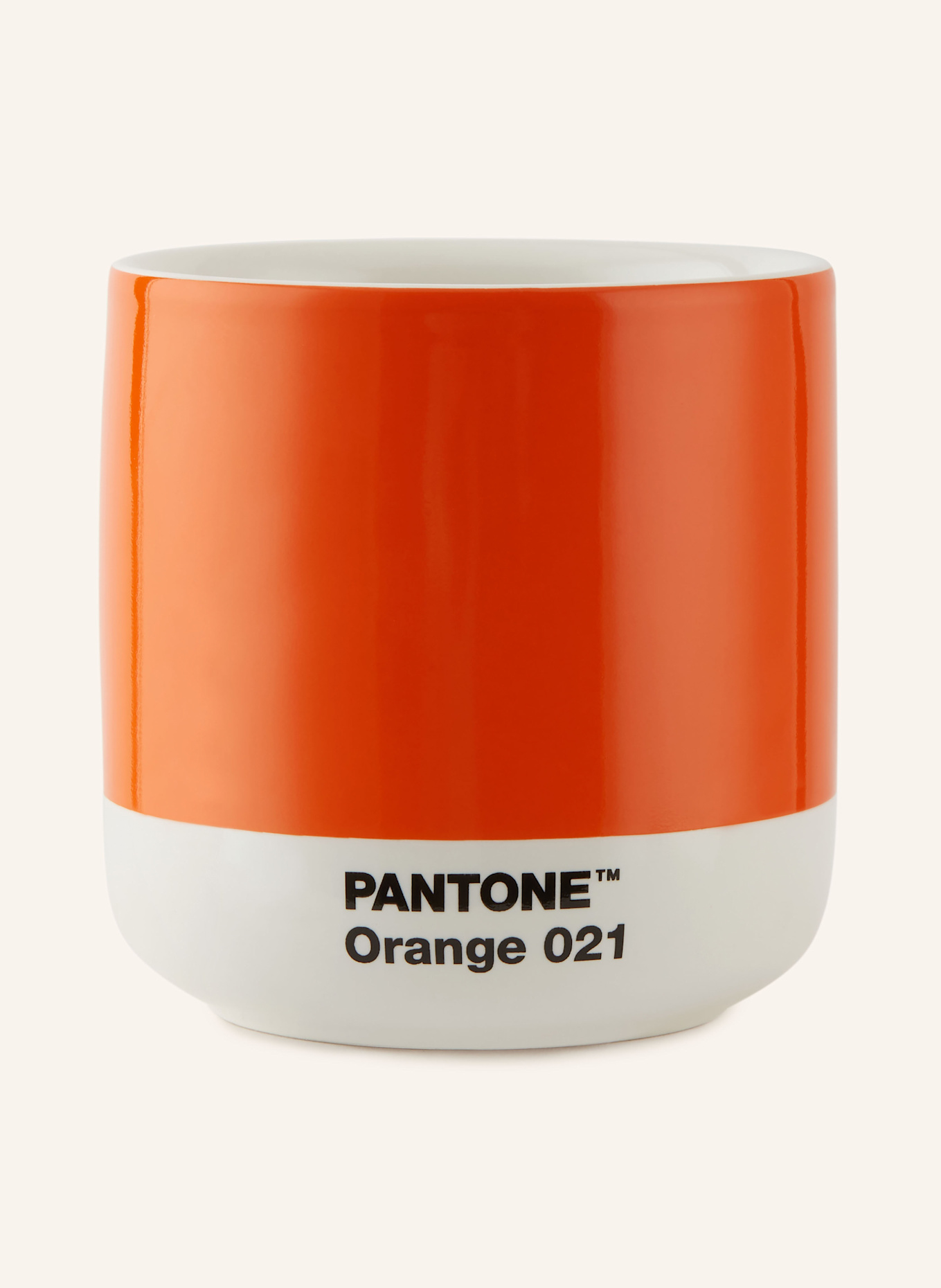 PANTONE Thermobecher CORTADO, Farbe: ORANGE (Bild 1)