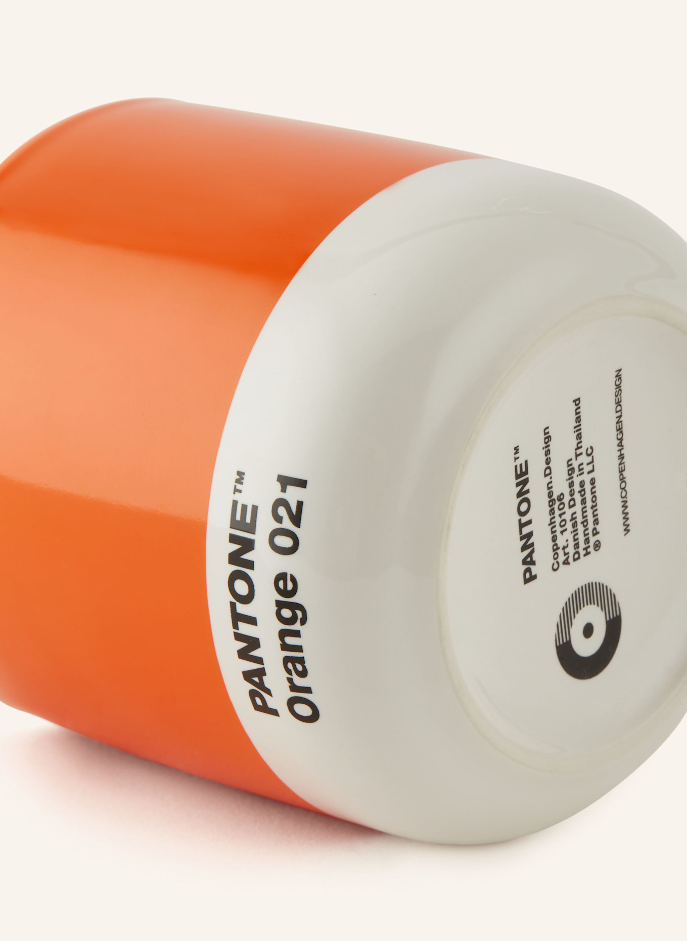 PANTONE Thermobecher CORTADO, Farbe: ORANGE (Bild 3)