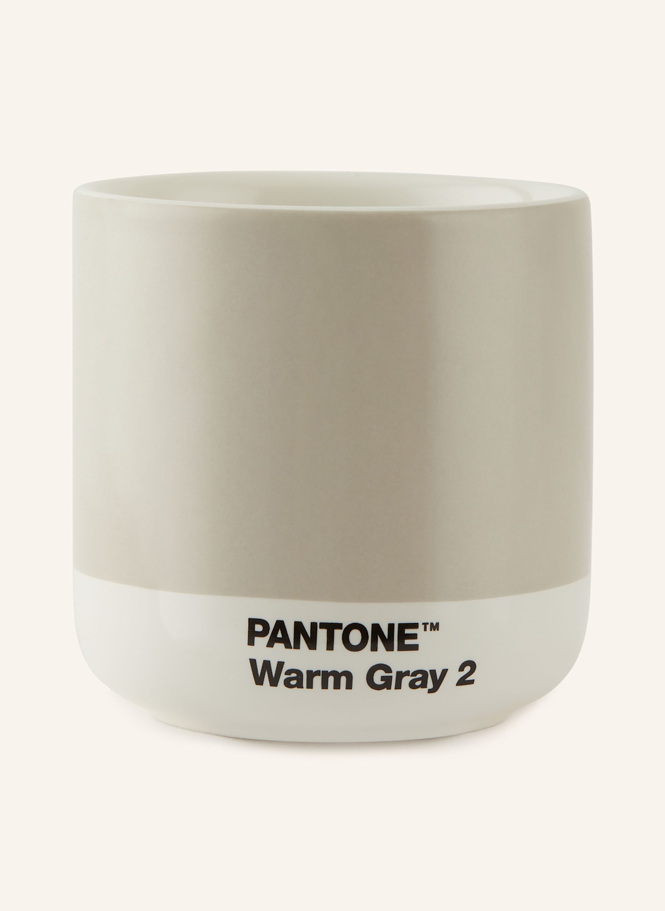 PANTONE Thermobecher CORTADO, Farbe: HELLGRAU (Bild 1)