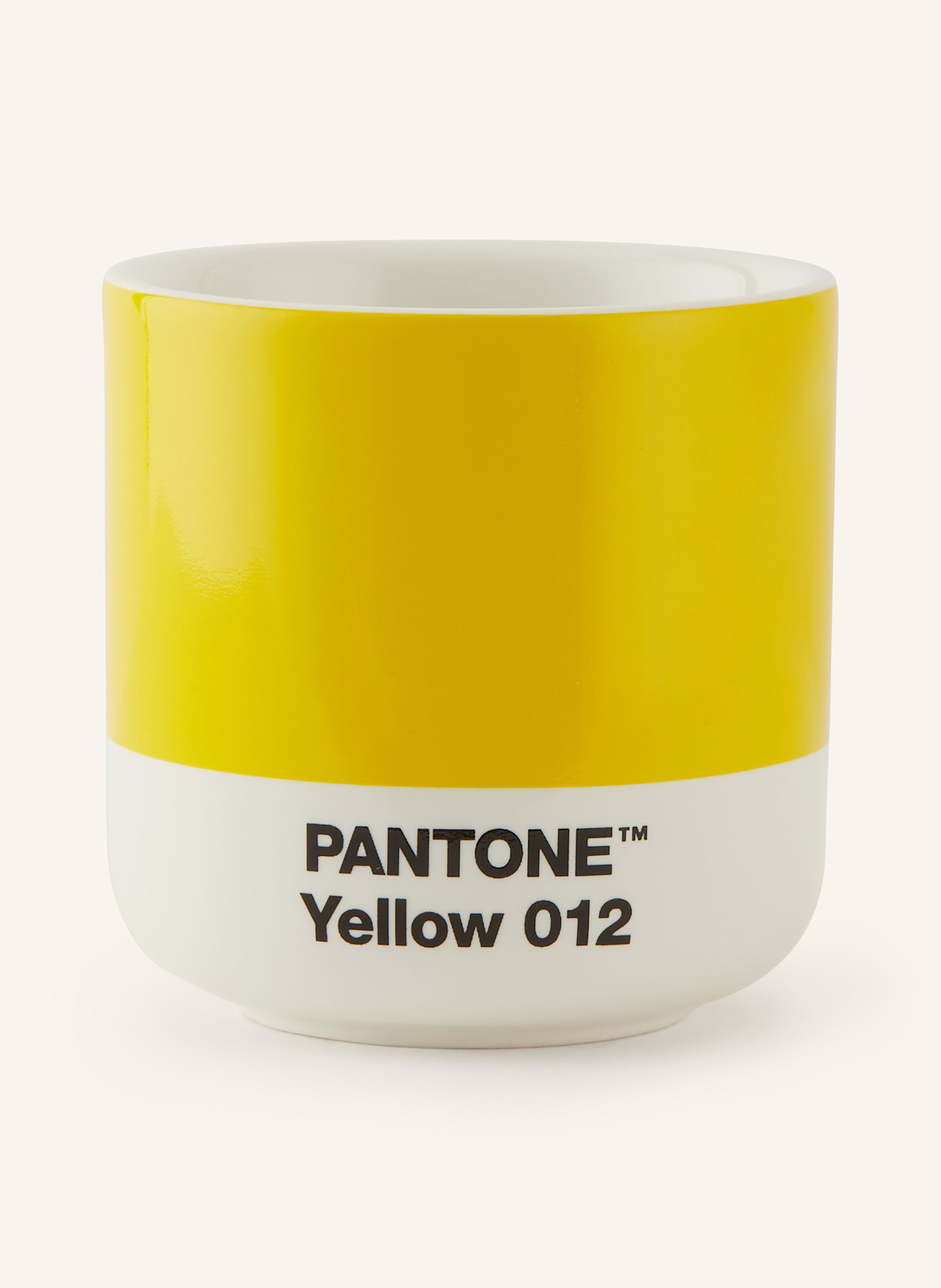 PANTONE Macchiato-Becher, Farbe: GELB (Bild 1)