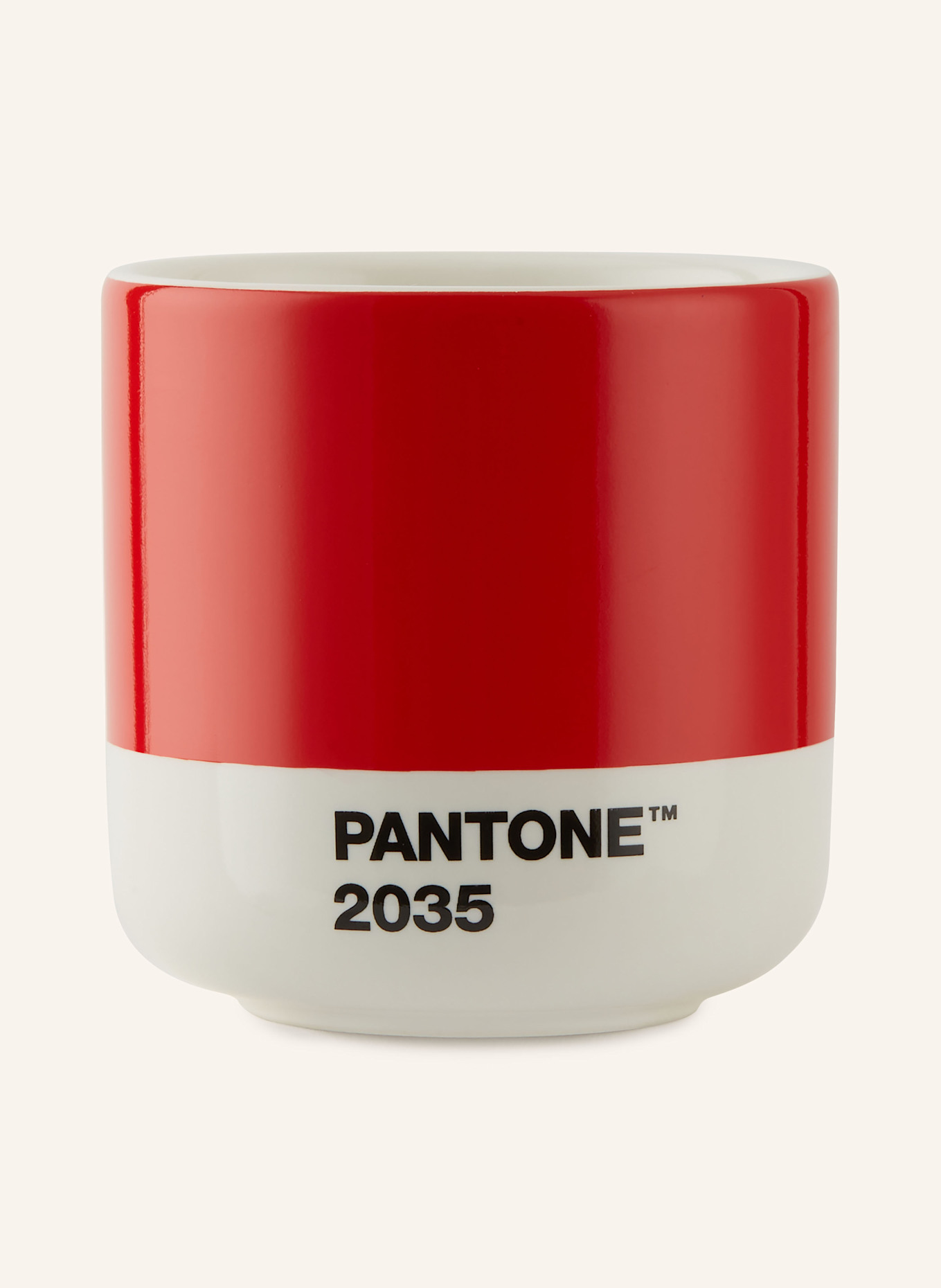 PANTONE Macchiato-Becher, Farbe: ROT (Bild 1)