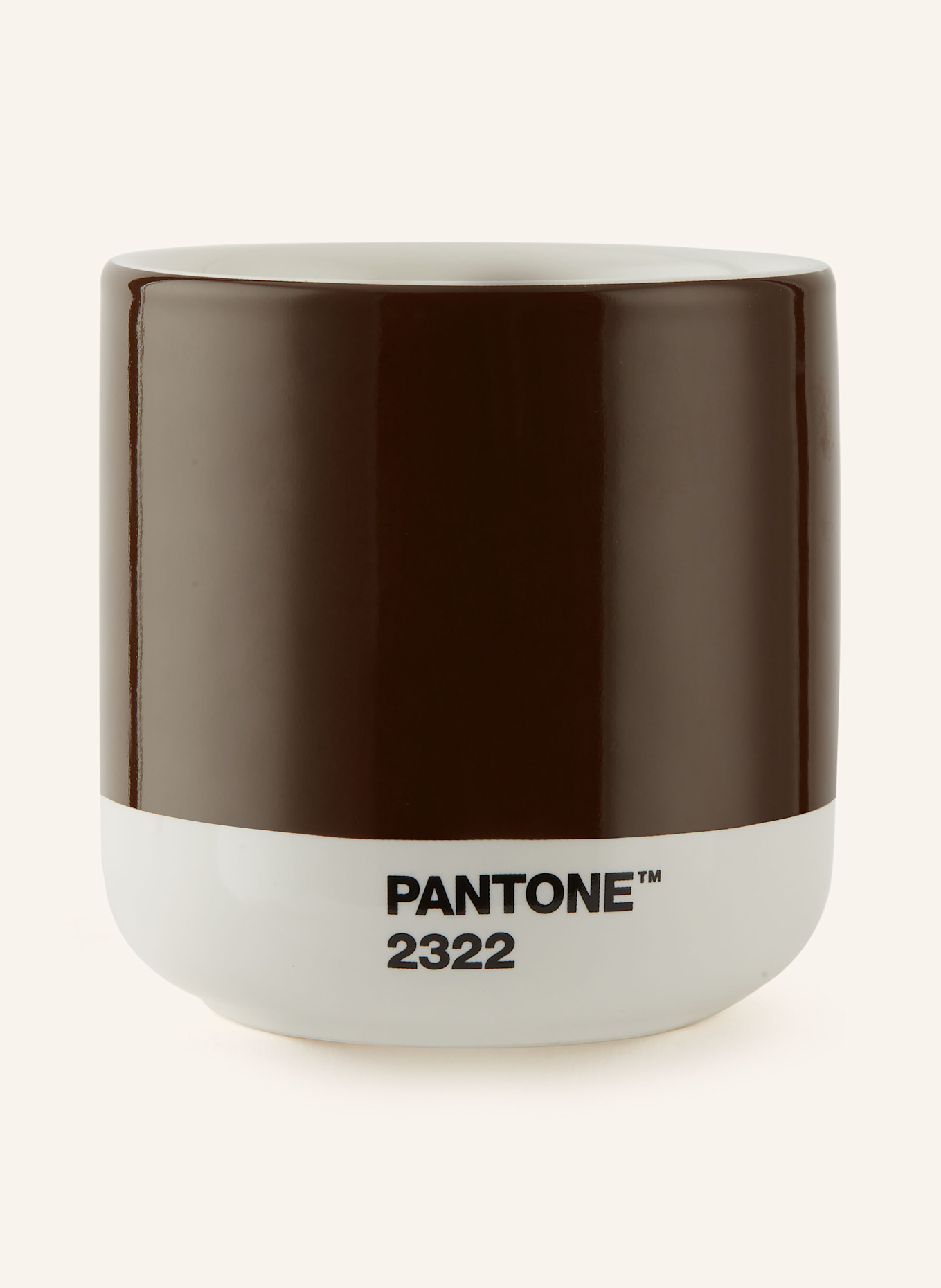 PANTONE Thermobecher CORTADO, Farbe: DUNKELBRAUN (Bild 1)