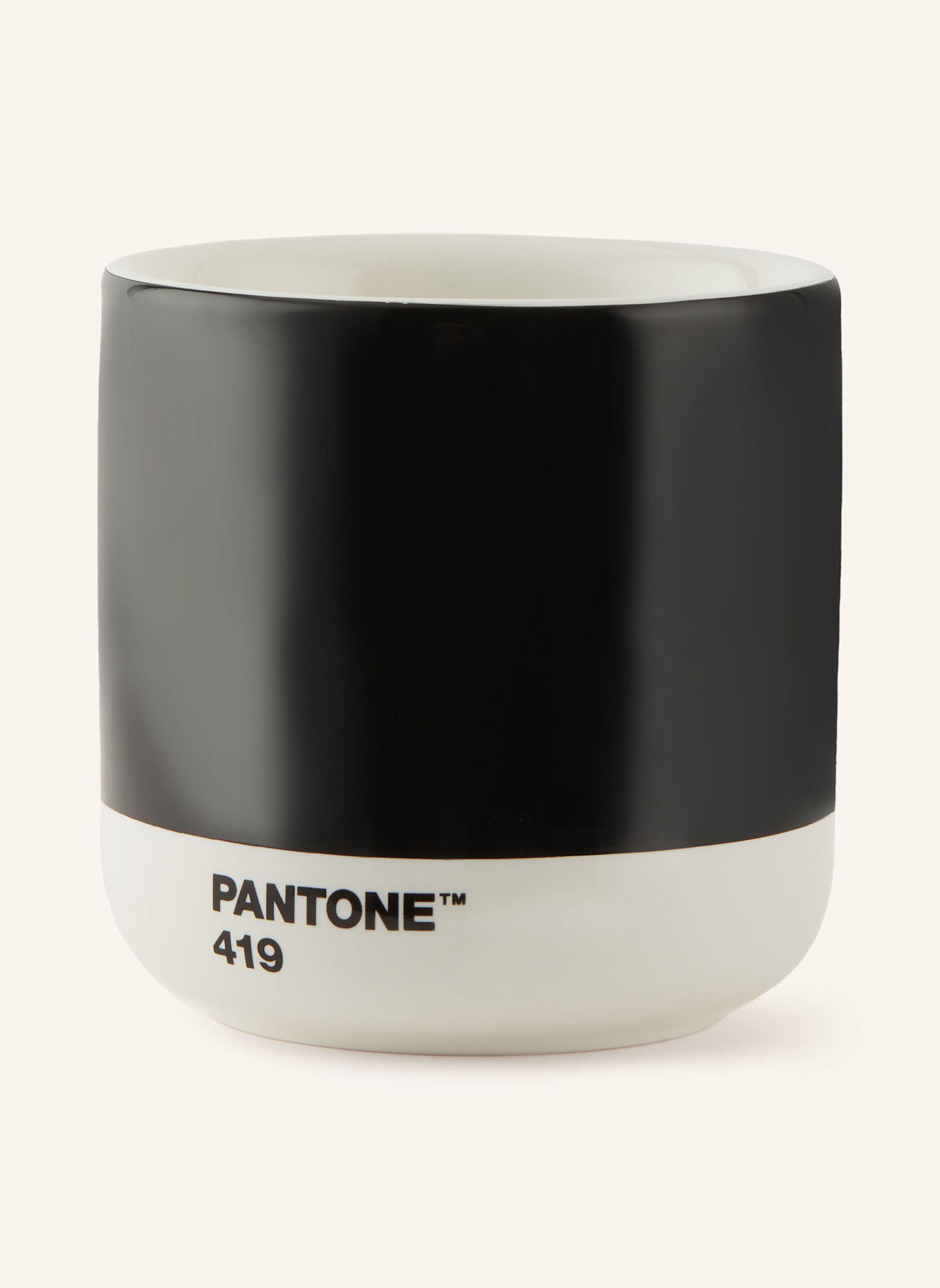 PANTONE Thermobecher CORTADO, Farbe: SCHWARZ (Bild 1)