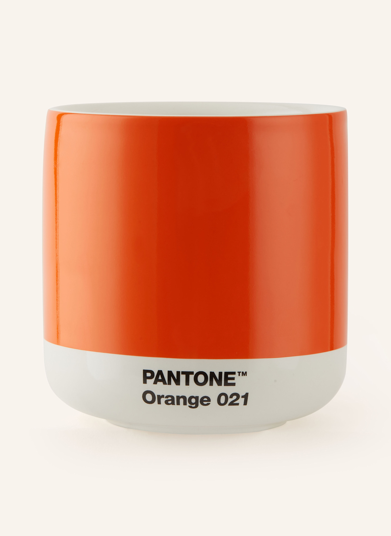 PANTONE Latte-Thermobecher, Farbe: DUNKELBRAUN (Bild 1)