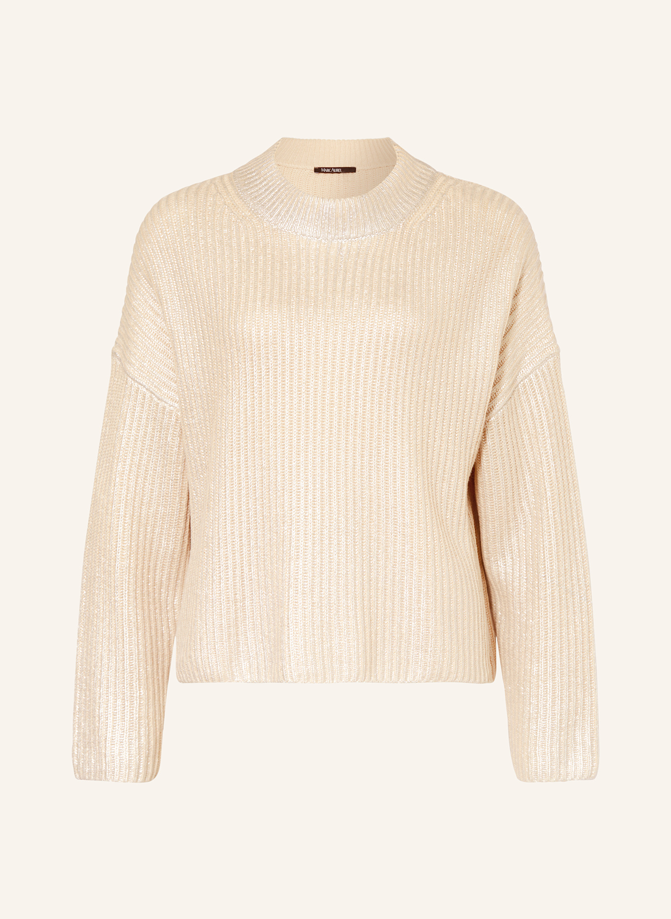 MARC AUREL Pullover: HELLBRAUN