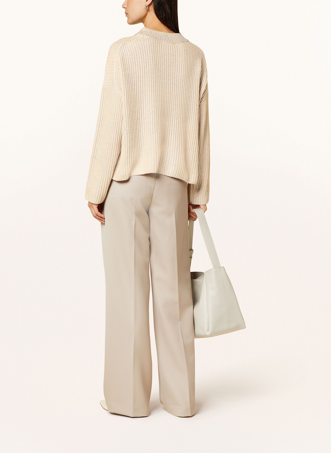 MARC AUREL Pullover: HELLBRAUN