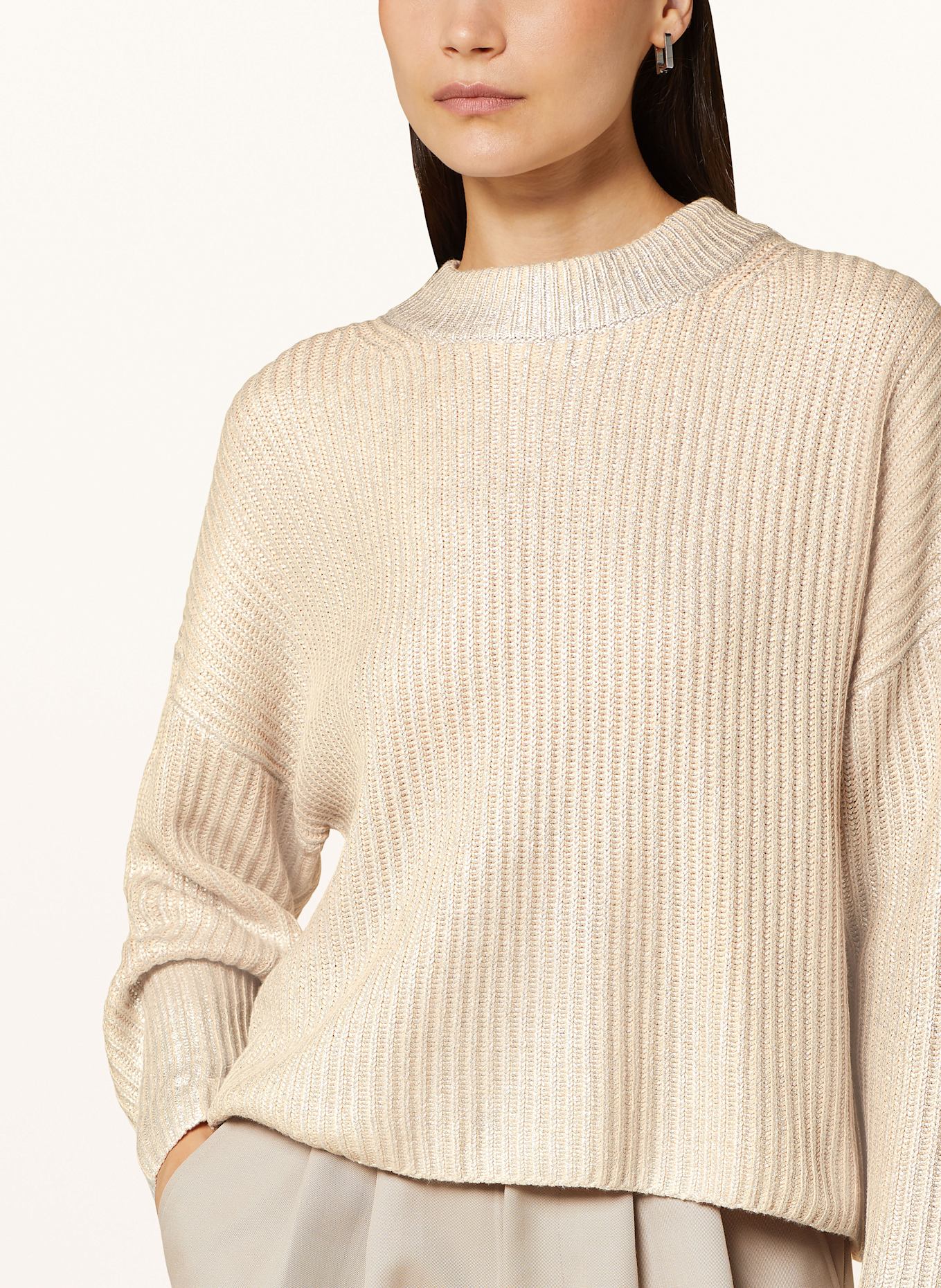 MARC AUREL Pullover: HELLBRAUN