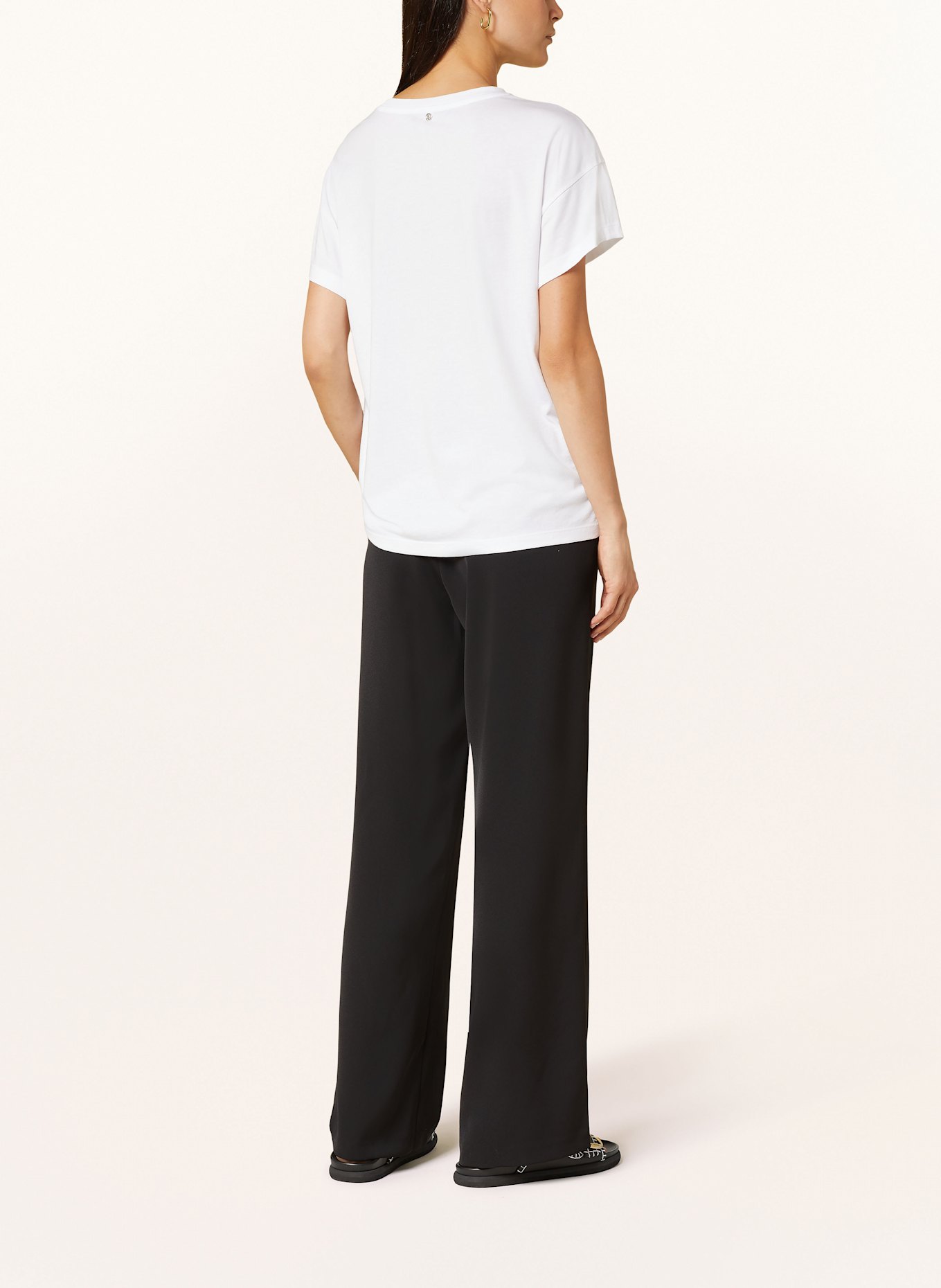 MARC AUREL T-Shirt: WEISS / SCHWARZ