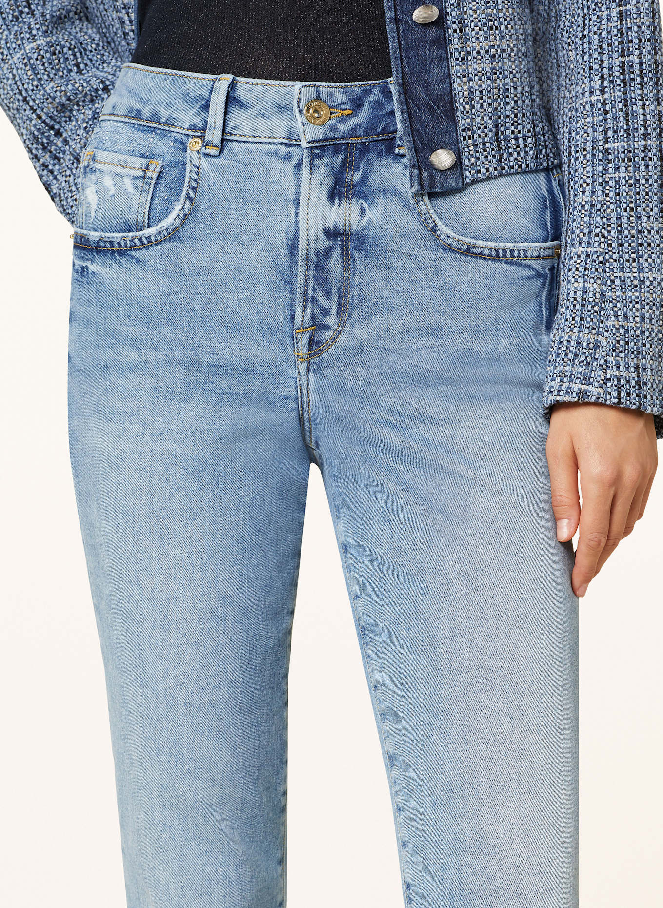 MARC AUREL Straight Jeans, Farbe: 14300 blue denim (Bild 5)