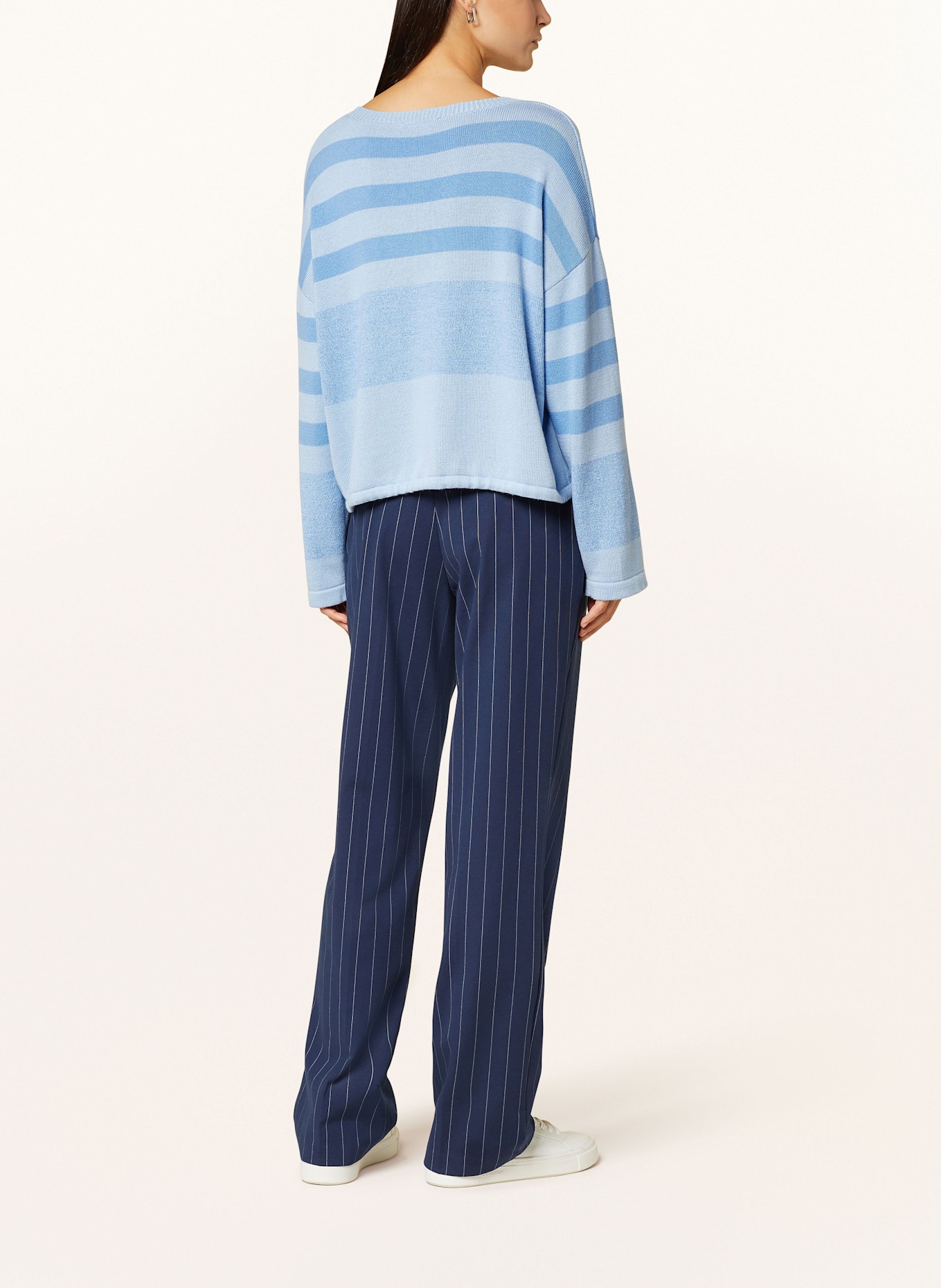 MARC AUREL Pullover: HELLBLAU / BLAU