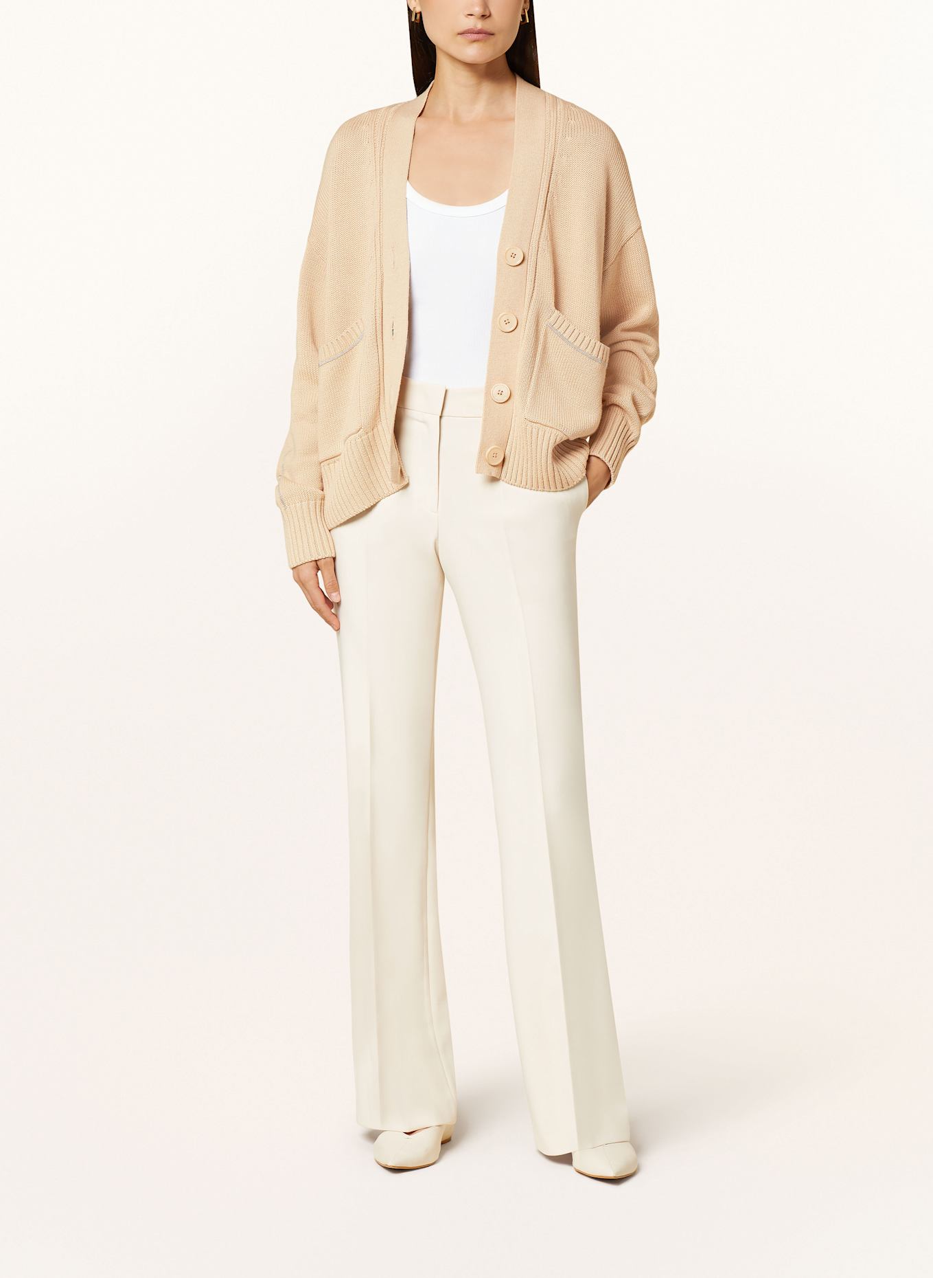 MARC AUREL Cardigan, Color: BEIGE (Image 2)
