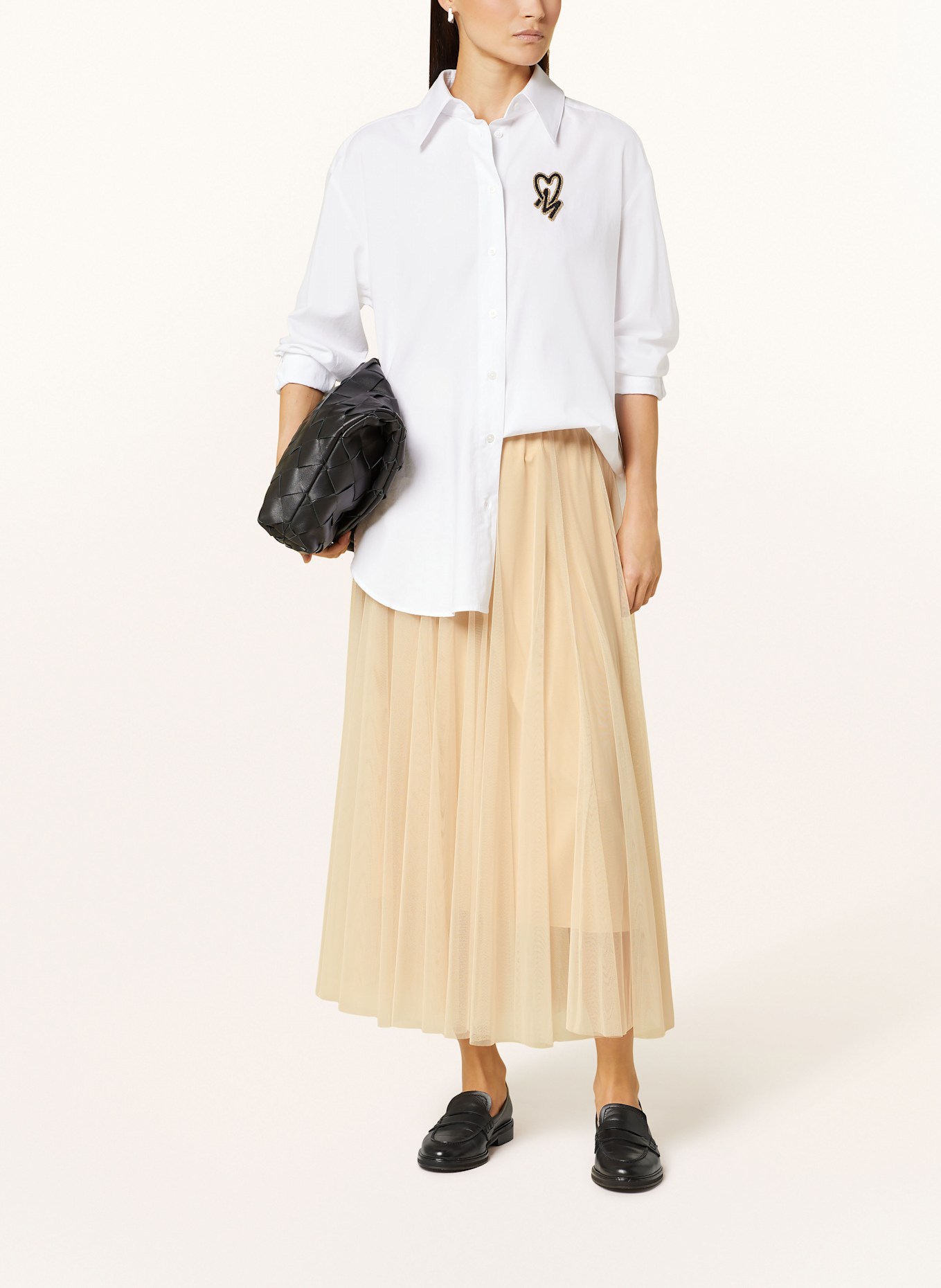 MARC AUREL Tüllrock: BEIGE