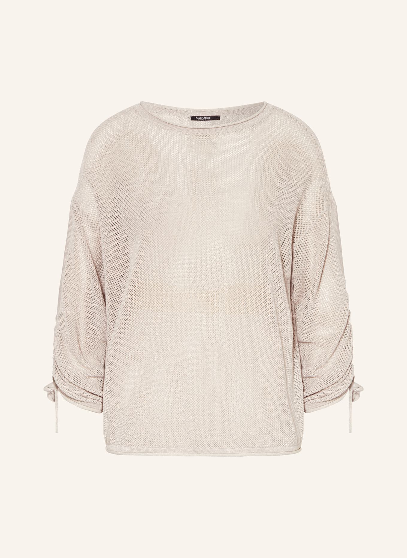 MARC AUREL Pullover mit Glitzergarn: TAUPE