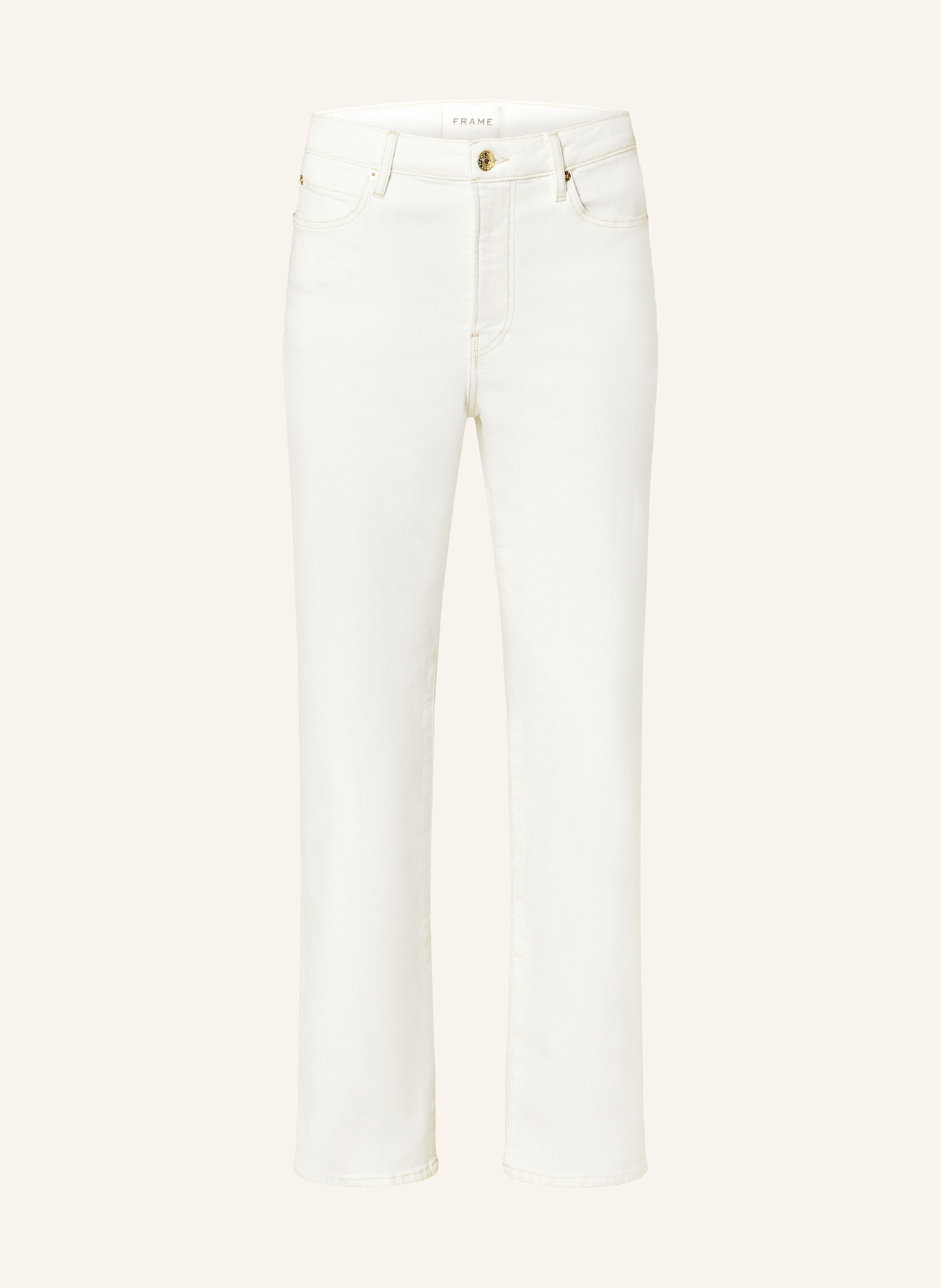 FRAME Bootcut jeans THE RULER, Color: metallic-effect tie-fastening shorts (Image 1)