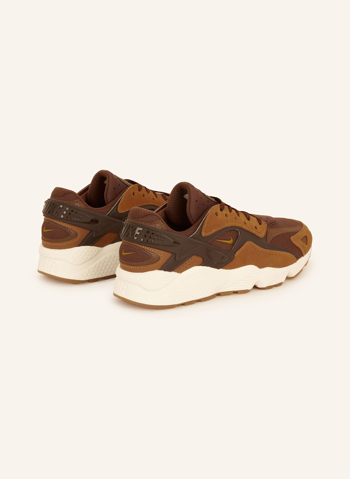 Huarache brown suede sales