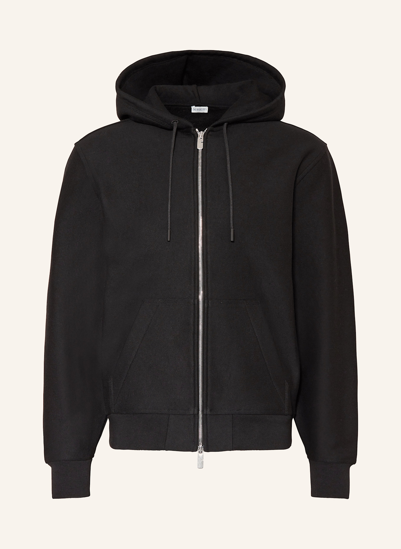 BURBERRY Sweat jacket in black