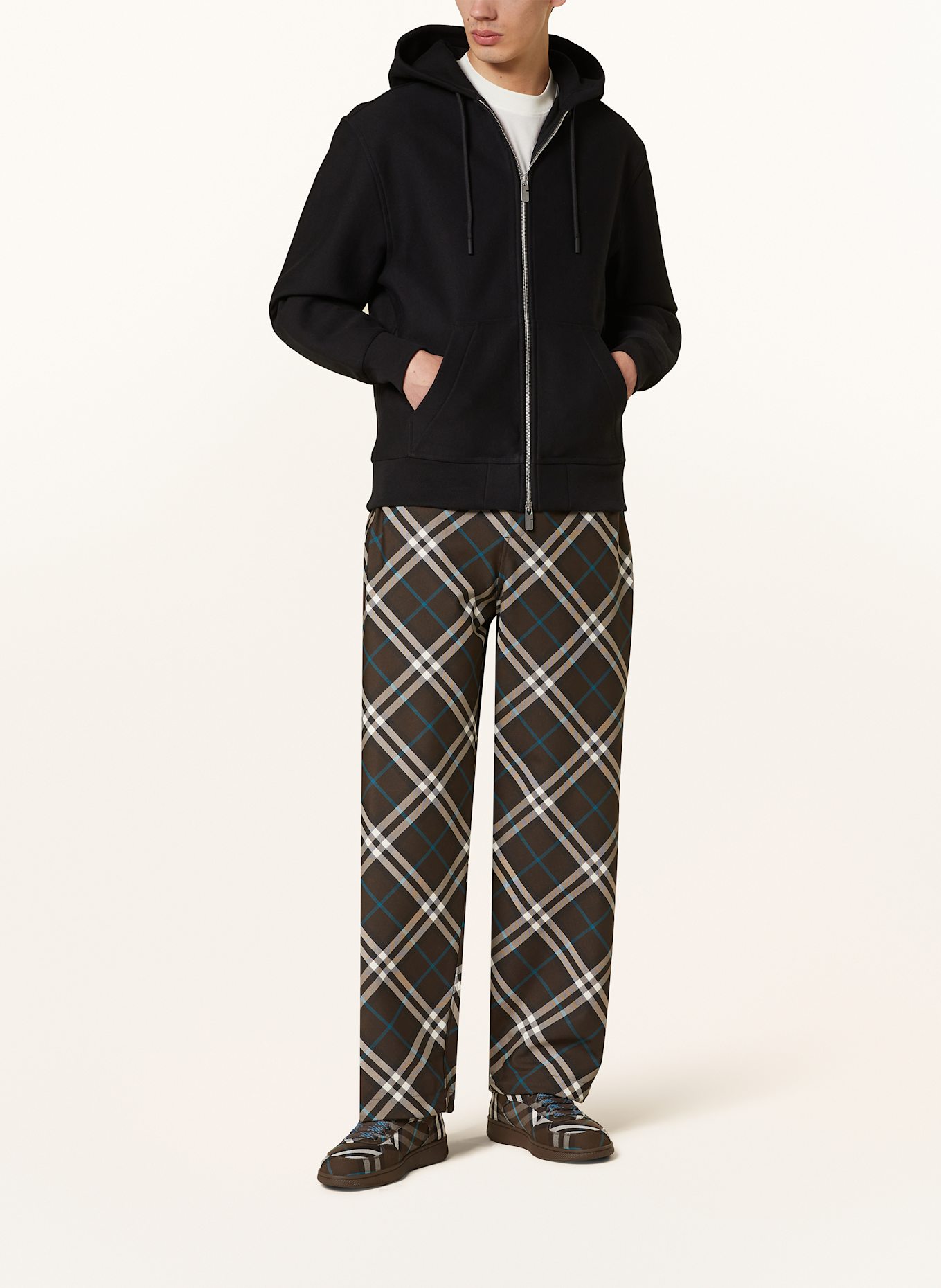 BURBERRY Sweat jacket in black