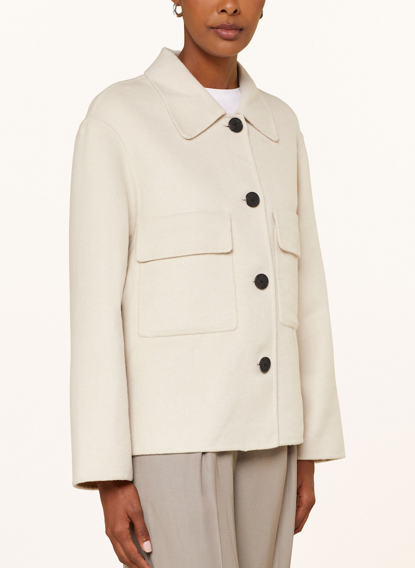 comma Overjacket: BEIGE