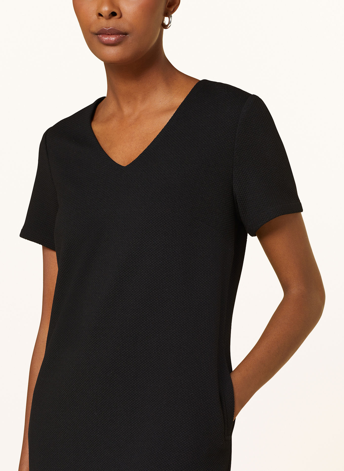 comma Kleid: SCHWARZ