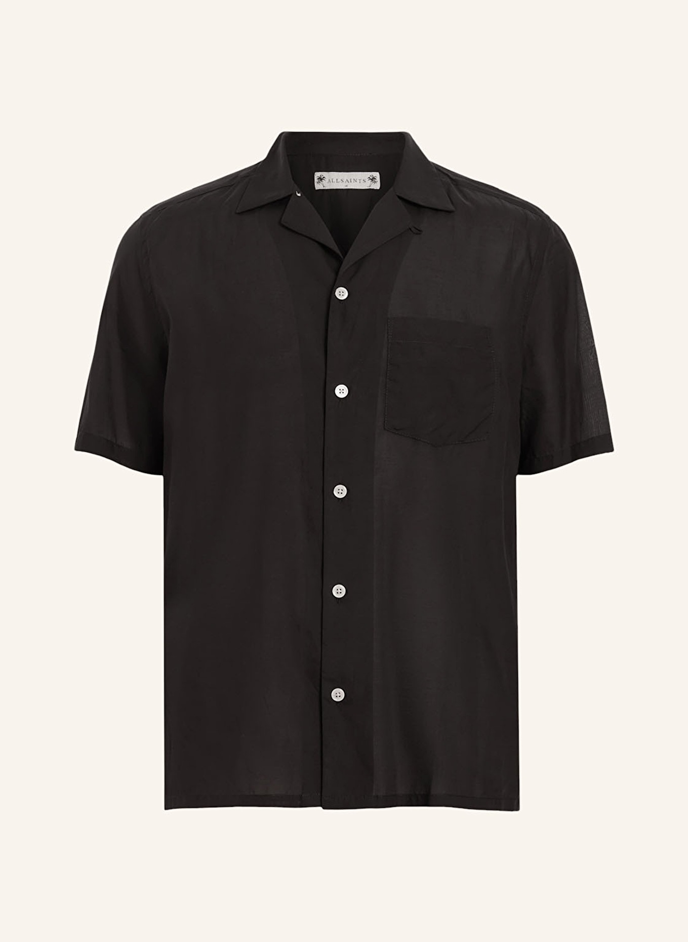 ALLSAINTS Resort shirt FORGE Relaxed Fit, Color: BLACK (Image 1)