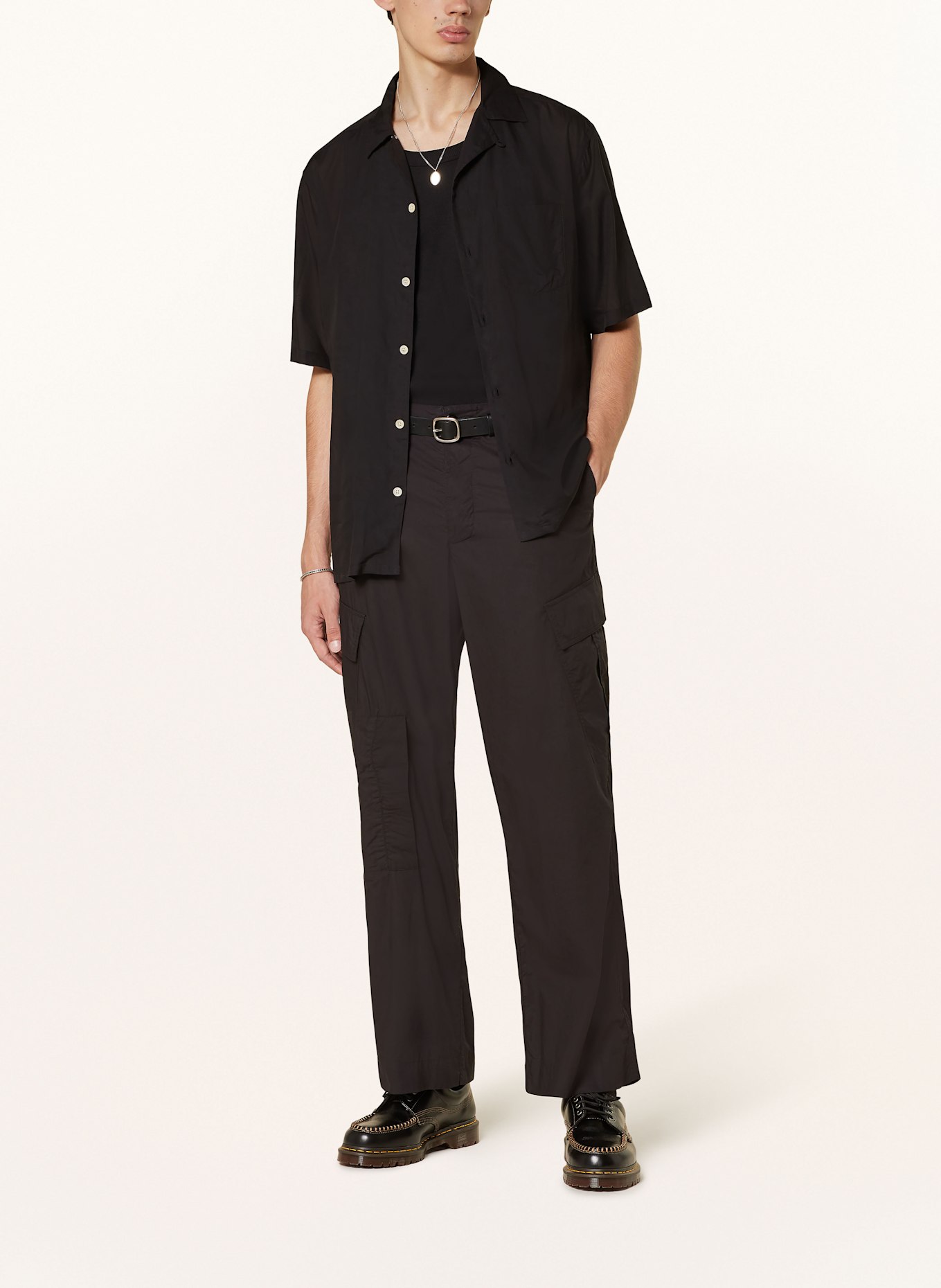 ALLSAINTS Resort shirt FORGE Relaxed Fit, Color: BLACK (Image 2)