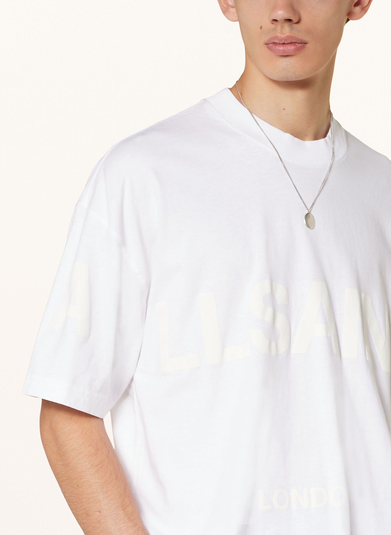 ALLSAINTS T-shirt BIGGY: WHITE