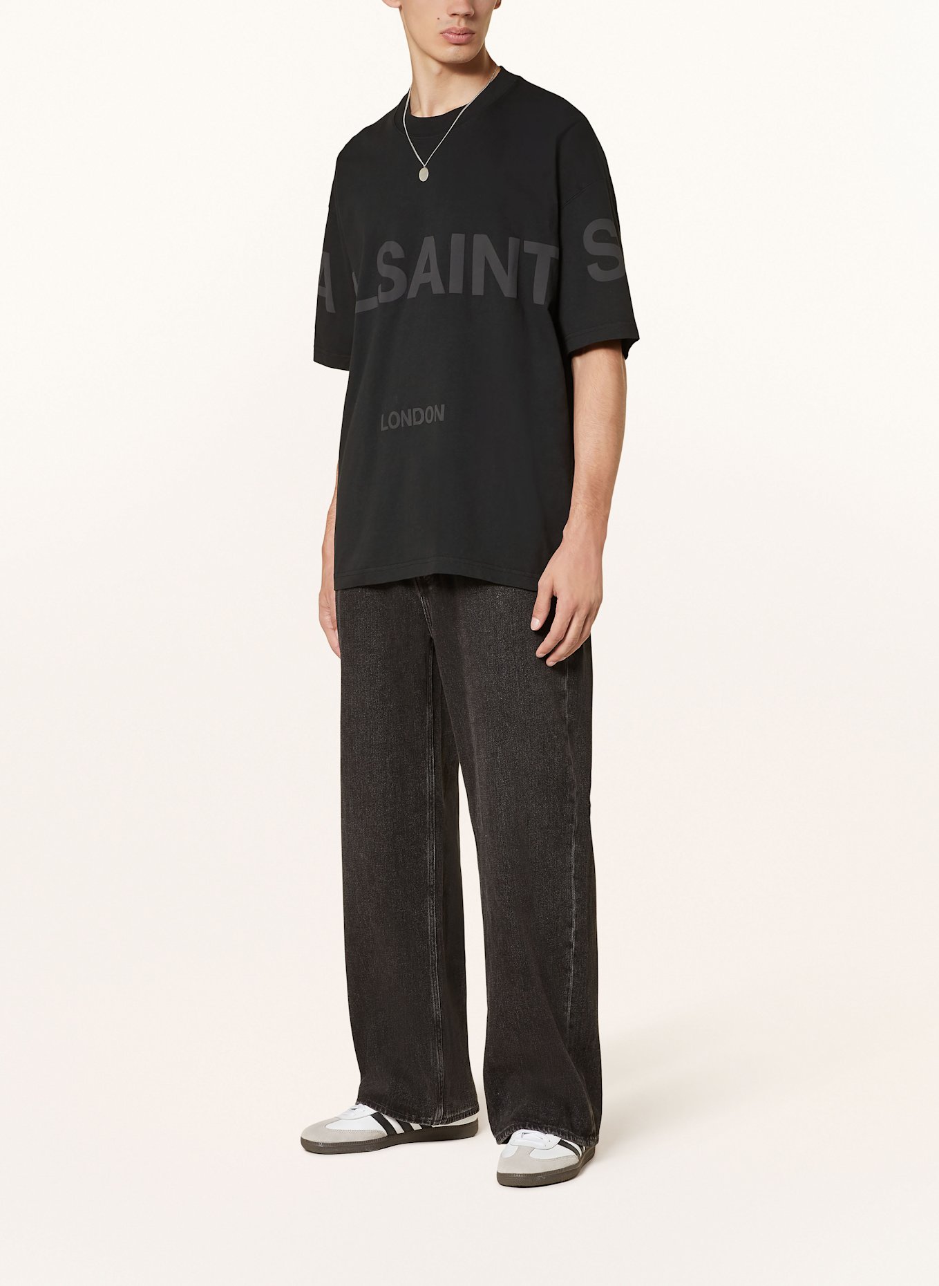 ALLSAINTS T-shirt BIGGY: BLACK
