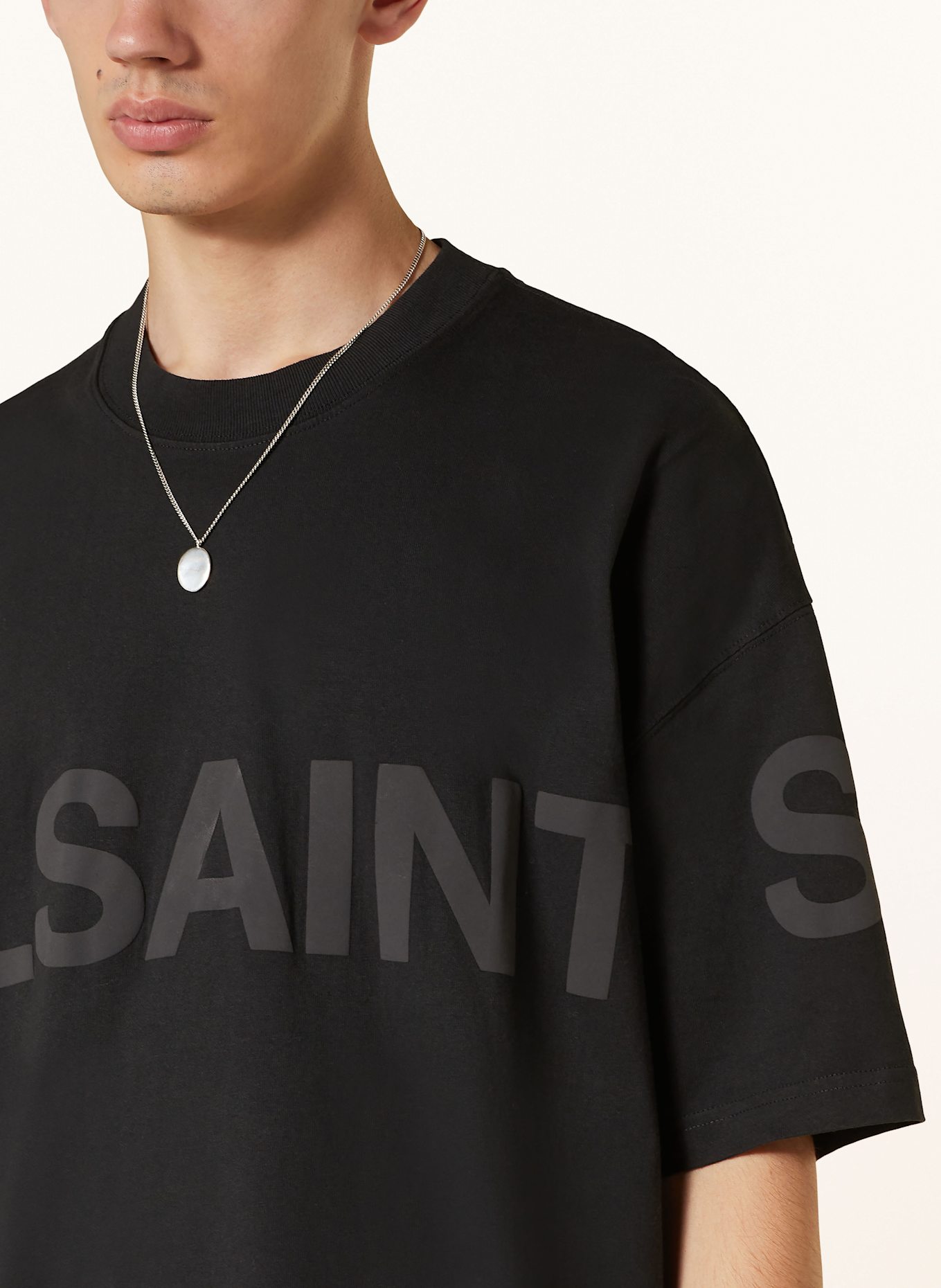 ALLSAINTS T-shirt BIGGY: BLACK