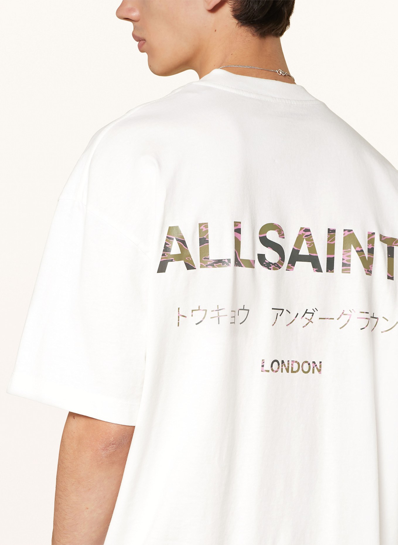 All saints white t shirt top